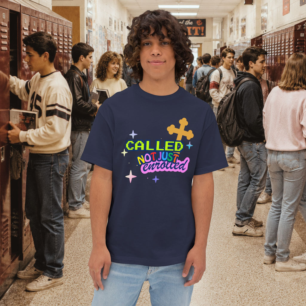 Called Not Just Enrolled Graphic oversized Boxy T-Shirt