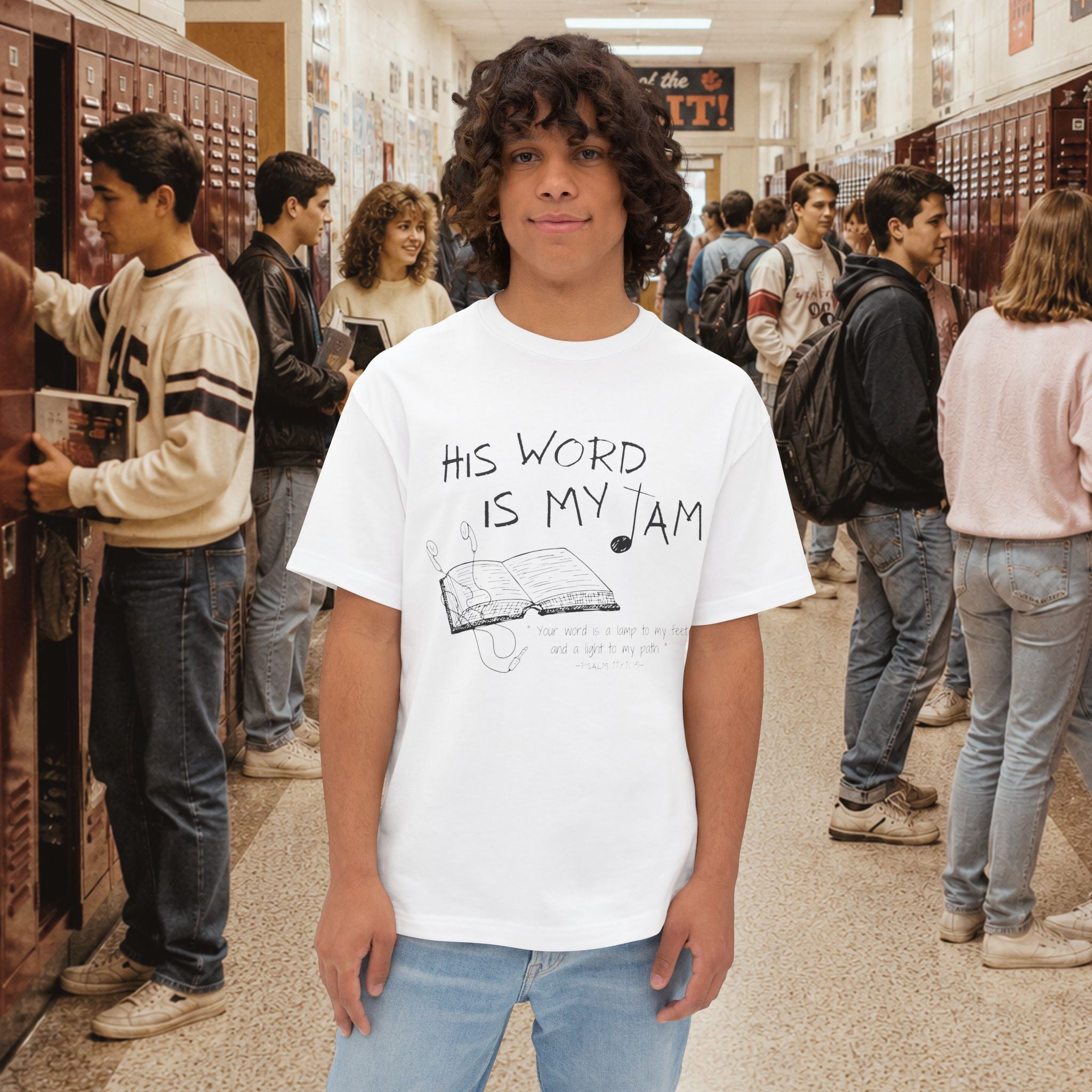 His Word Is My Jam Oversized Boxy T-Shirt