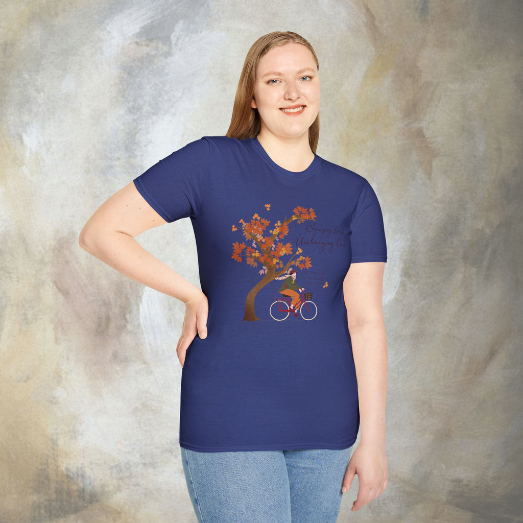 "Changing Leaves, Unchanging God" T-Shirt