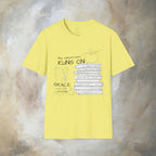 Teacher T-Shirt — “My Classroom Runs On Grace, Love & Prayer” Graphic Tee