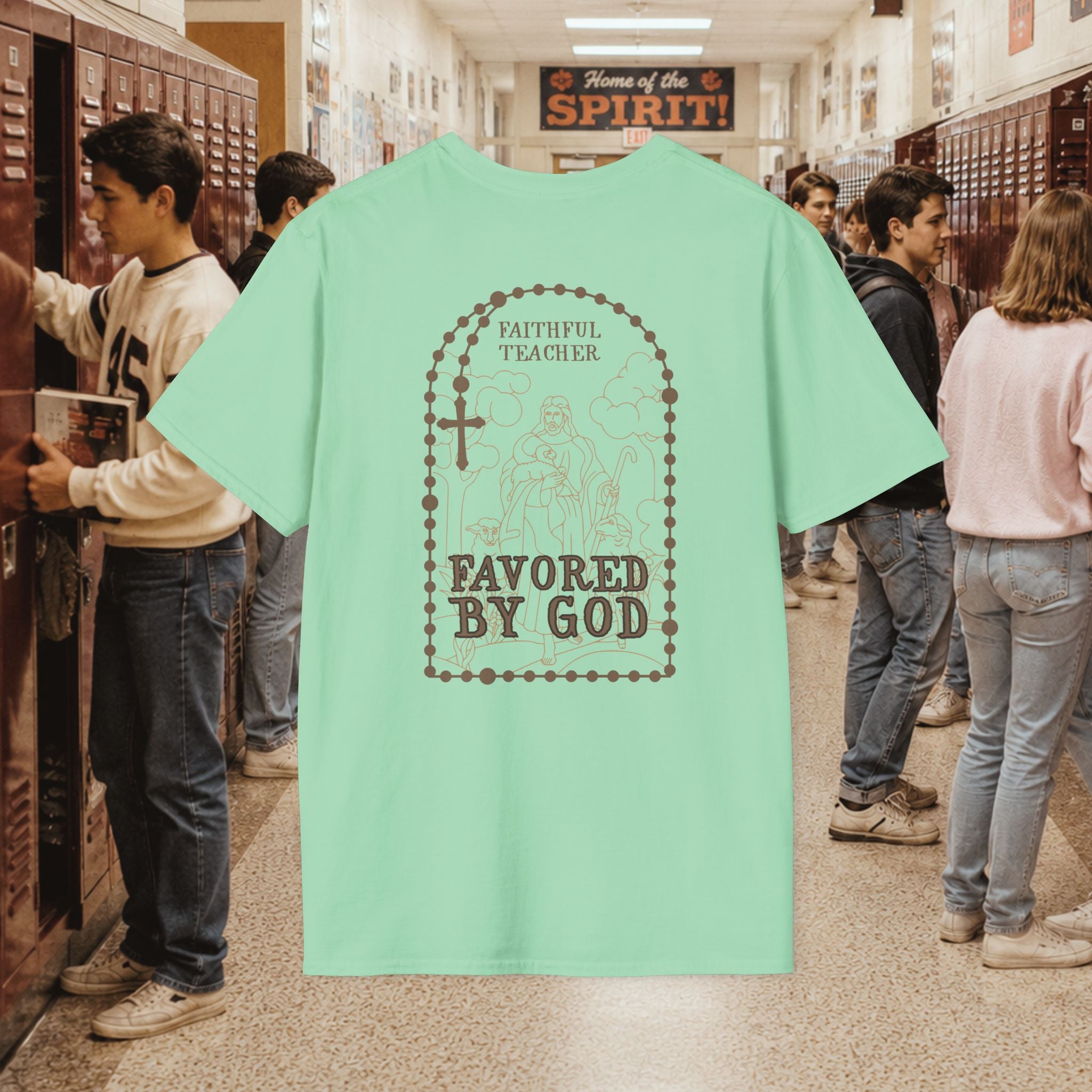 Faith Within T-Shirt — Inspirational Christian Script Tee