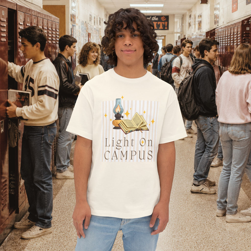 Light on Campus Oversized Boxy T-Shirt