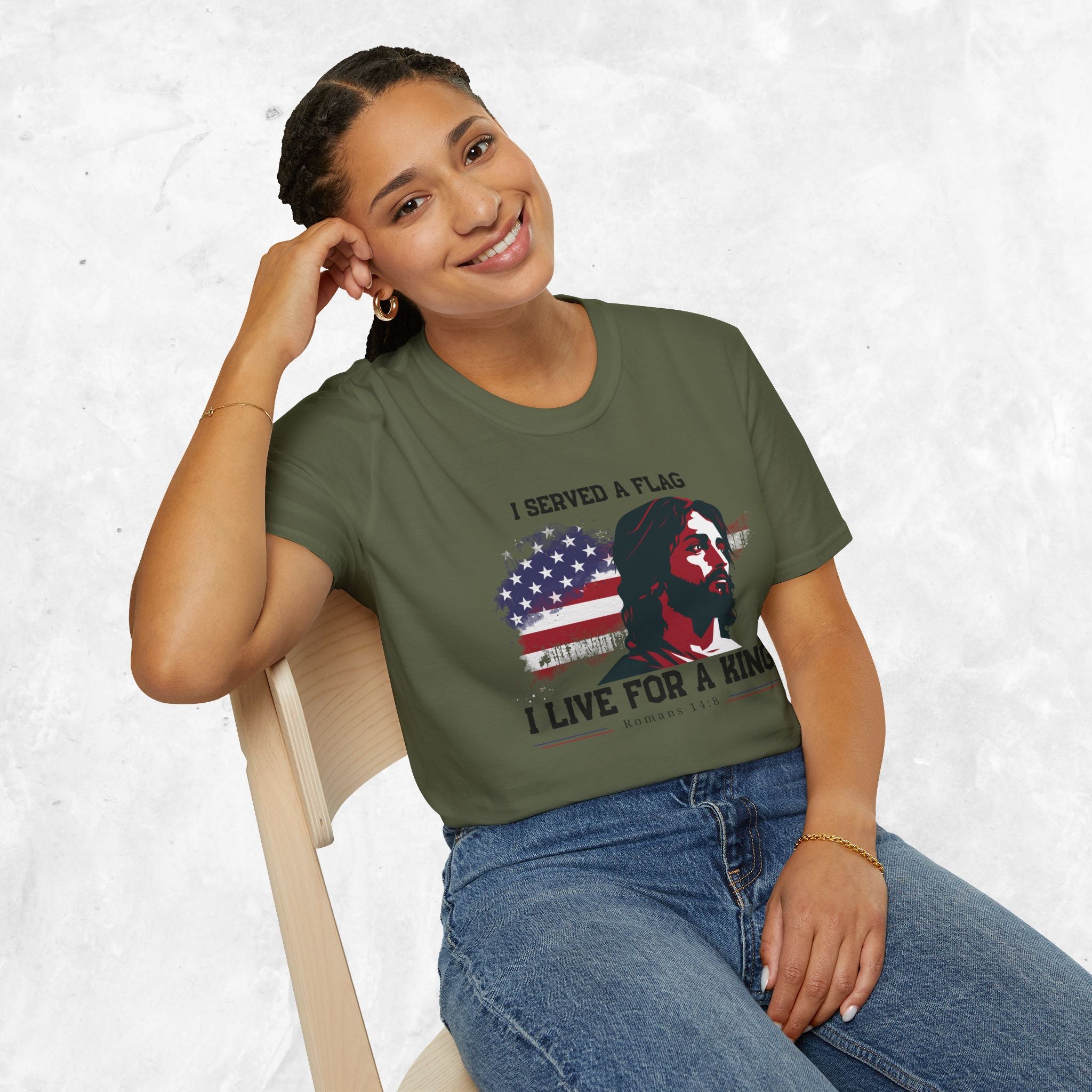 I Served a Flag, I Live for a King T-Shirt