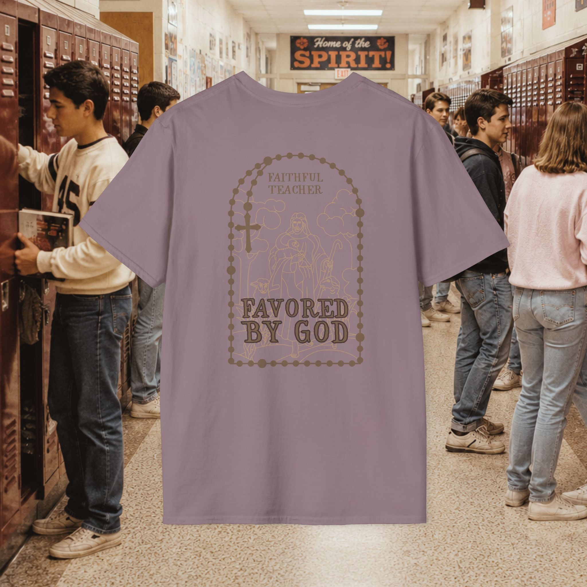 Faith Within T-Shirt — Inspirational Christian Script Tee