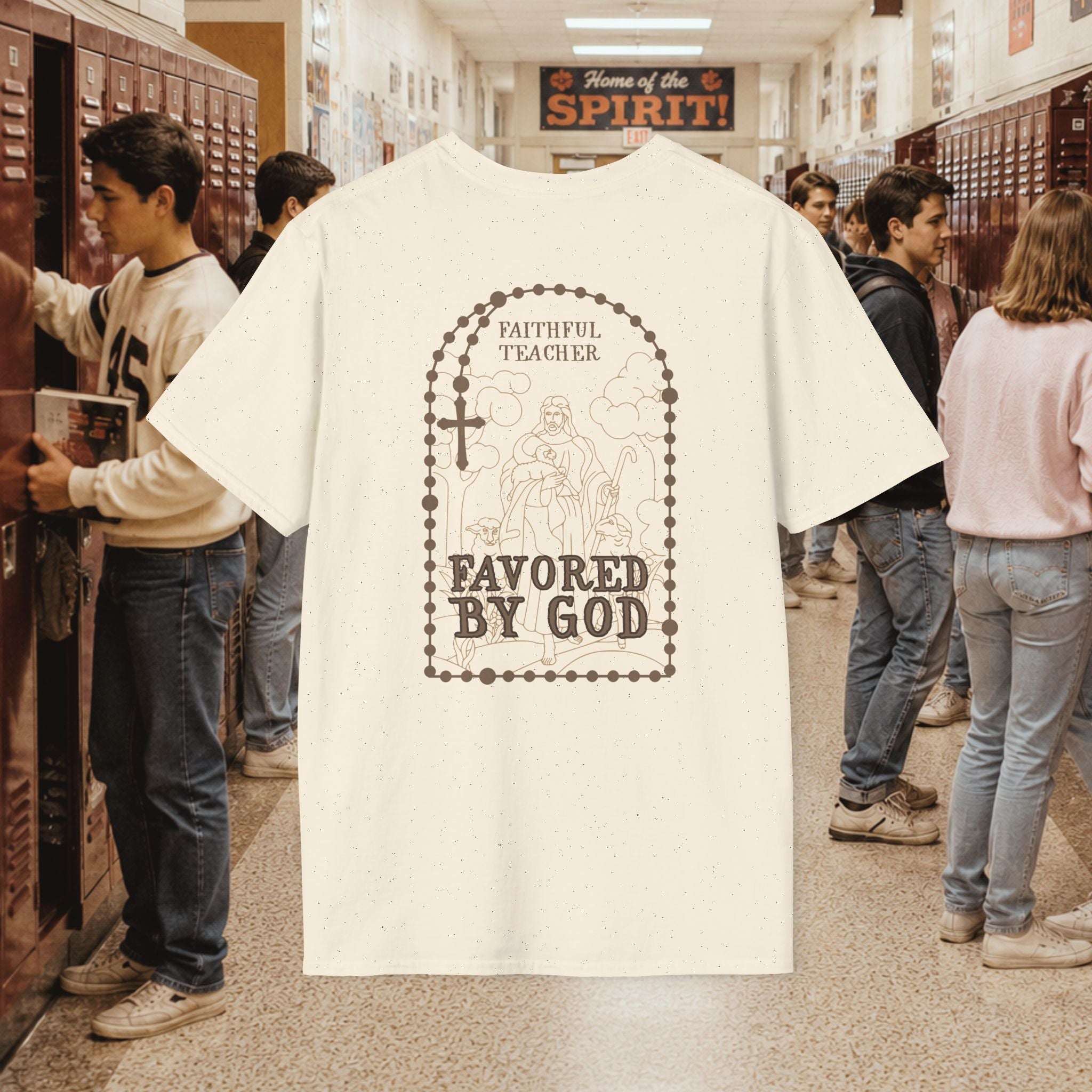 Faith Within T-Shirt — Inspirational Christian Script Tee