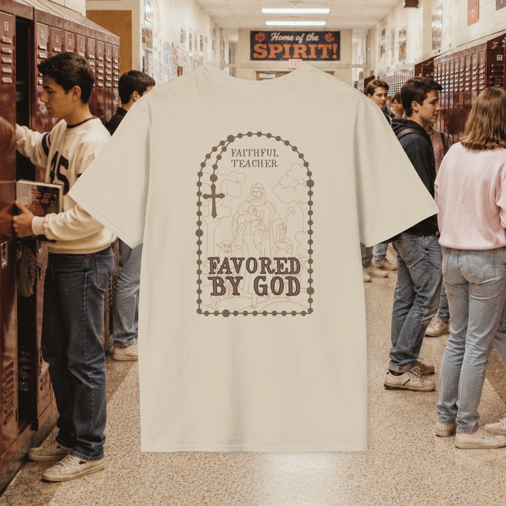 Faith Within T-Shirt — Inspirational Christian Script Tee
