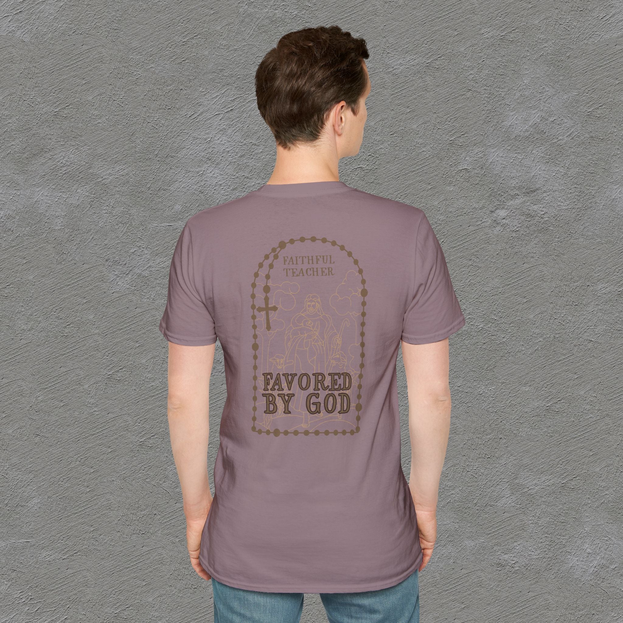 Faithful Teacher, Favored by God T-Shirt