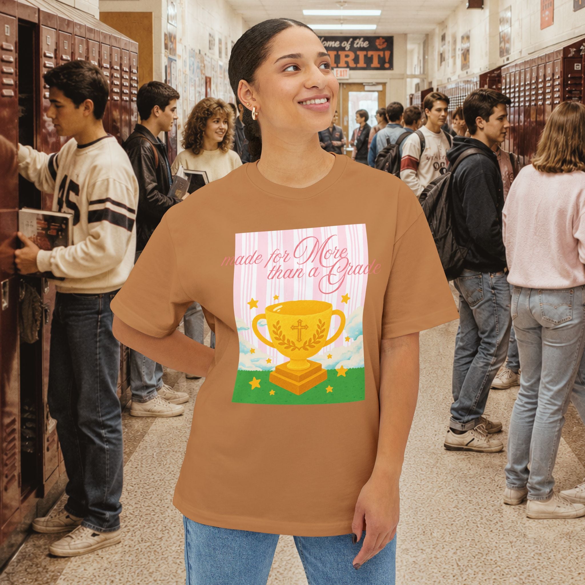 Made for More Than a Grade Oversized Boxy T-Shirt
