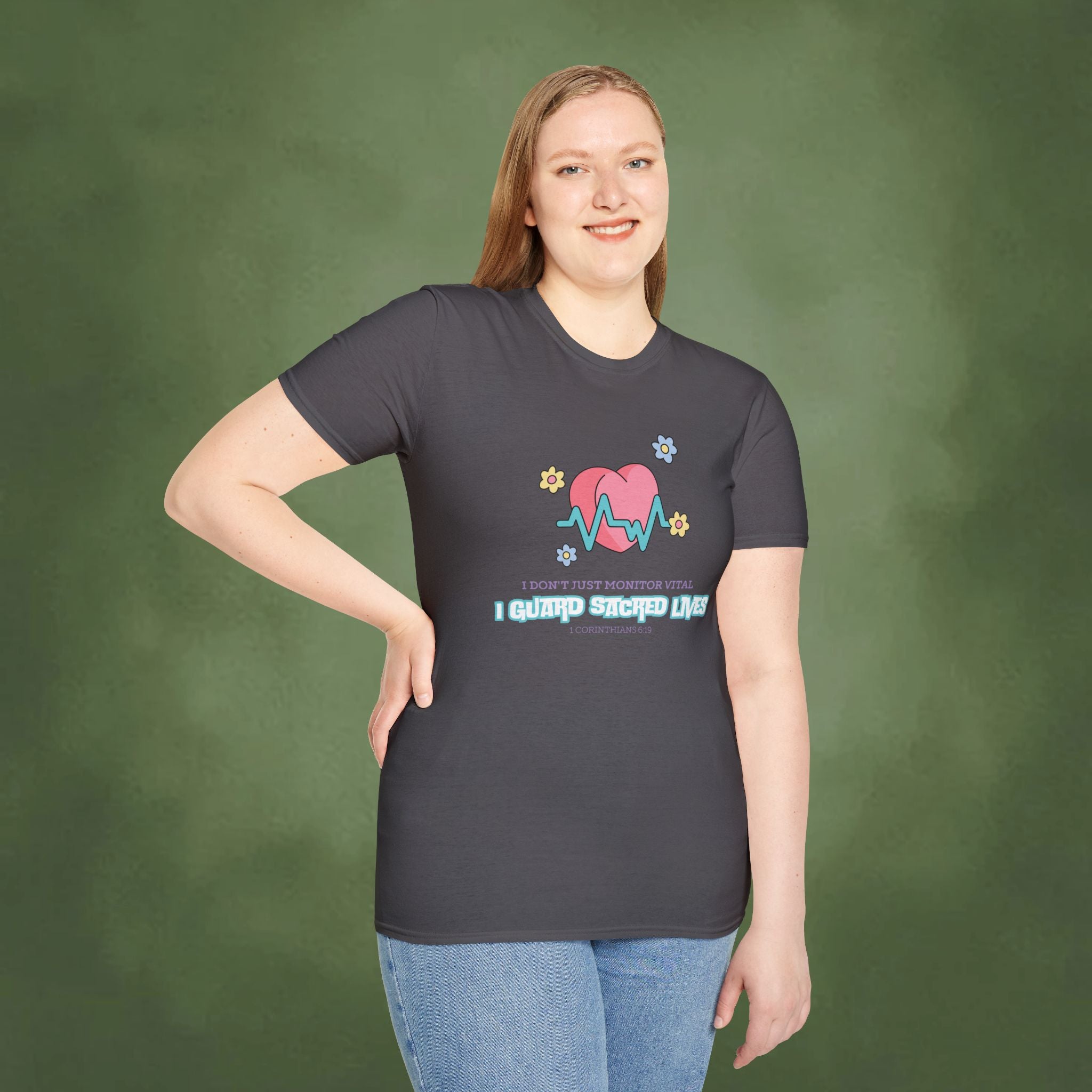 I guard sacred lives - Corinthians 6:19 T-shirt