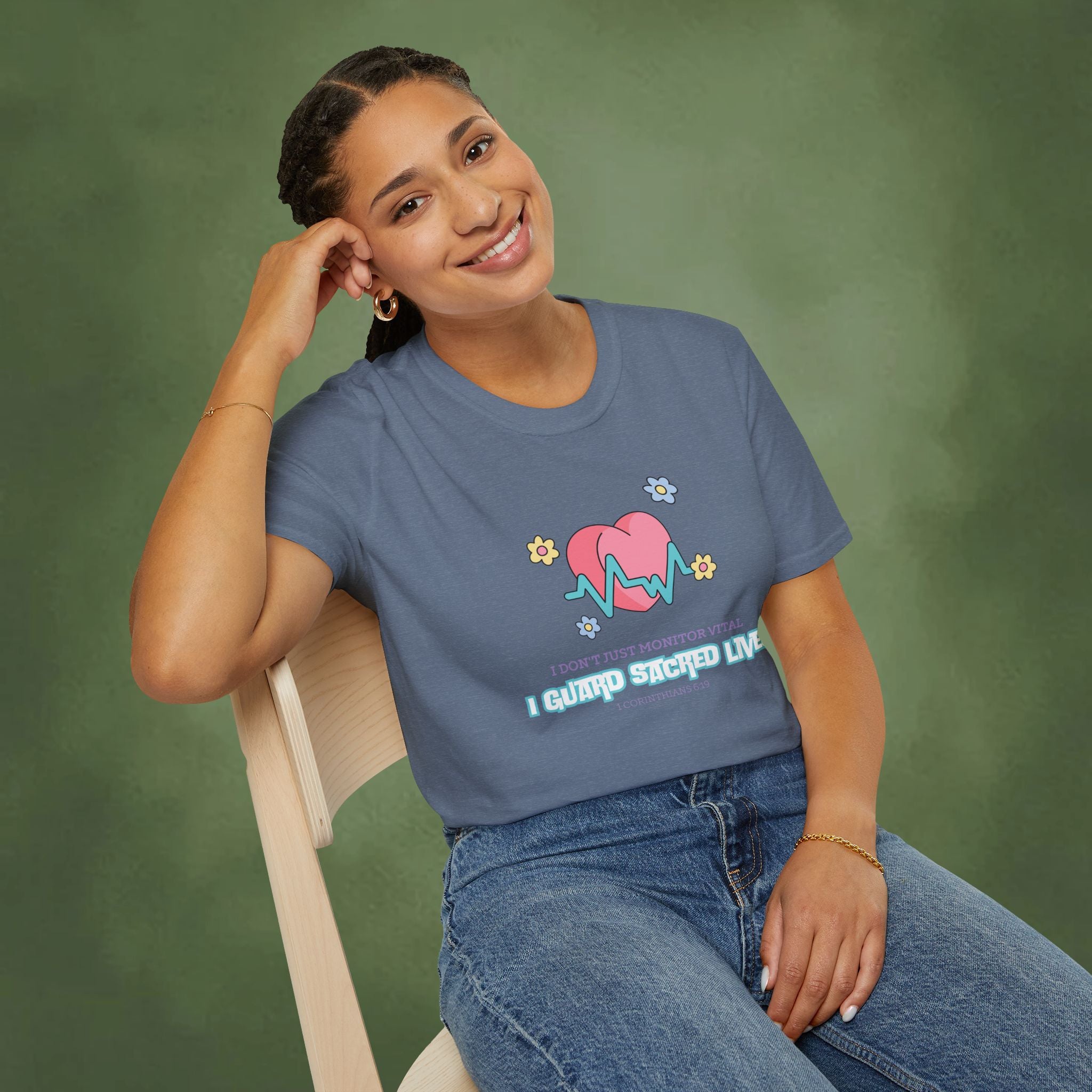 I guard sacred lives - Corinthians 6:19 T-shirt