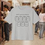 "GOD's got my schedule" Oversized Boxy T-Shirt