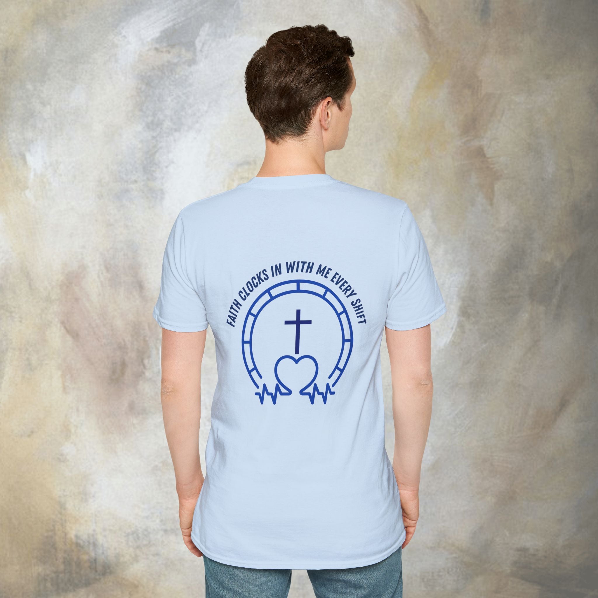 Faith clocks in with me every shift T-Shirt