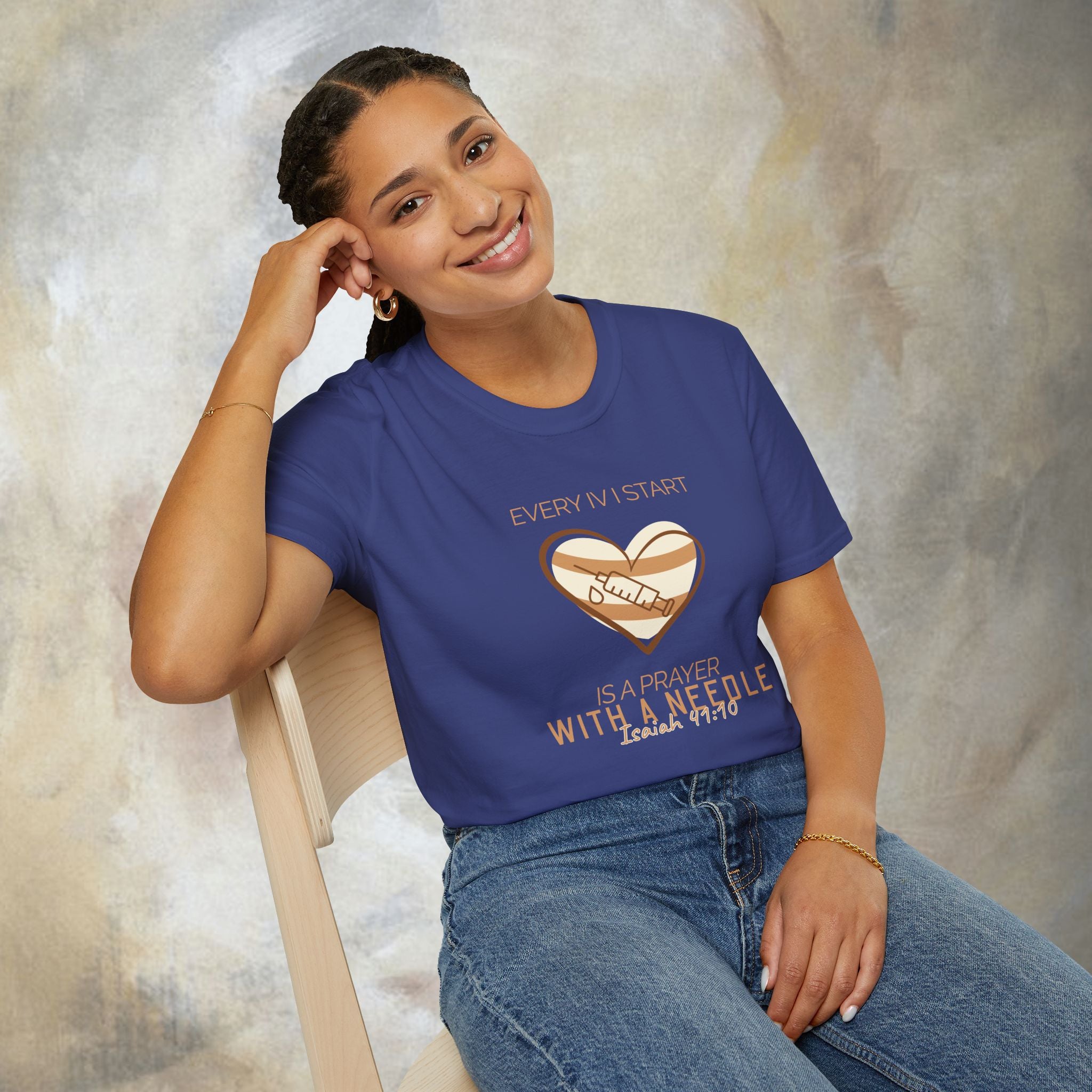 The prayer with a needle T-shirt