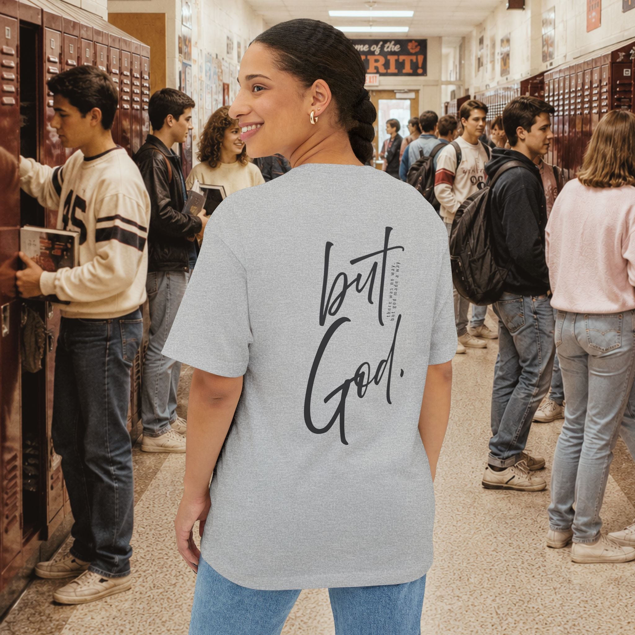 There Was No Way, But God Made a Way Oversized Boxy T-Shirt