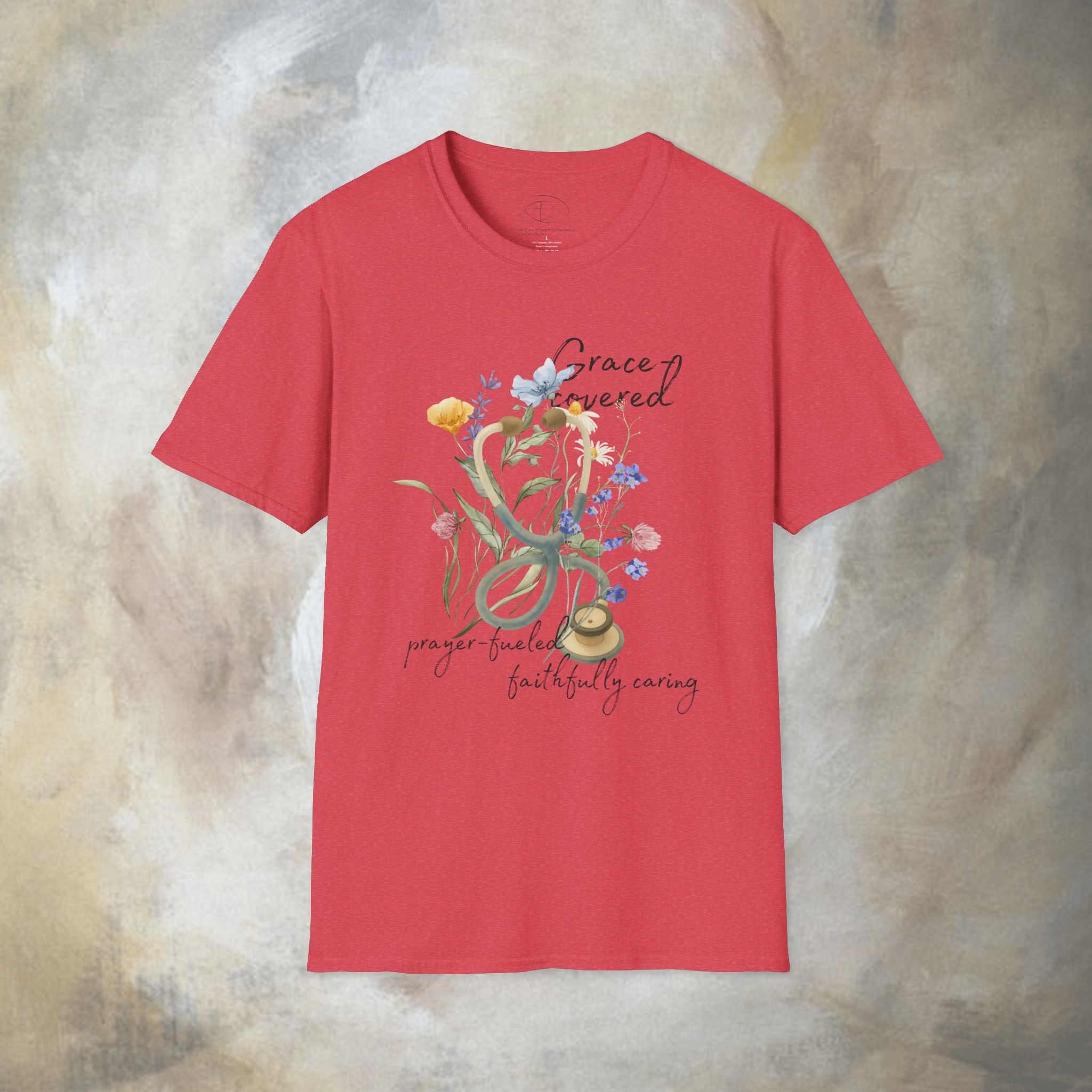 Grace covered, prayer fueled, faithfully caring T-Shirt
