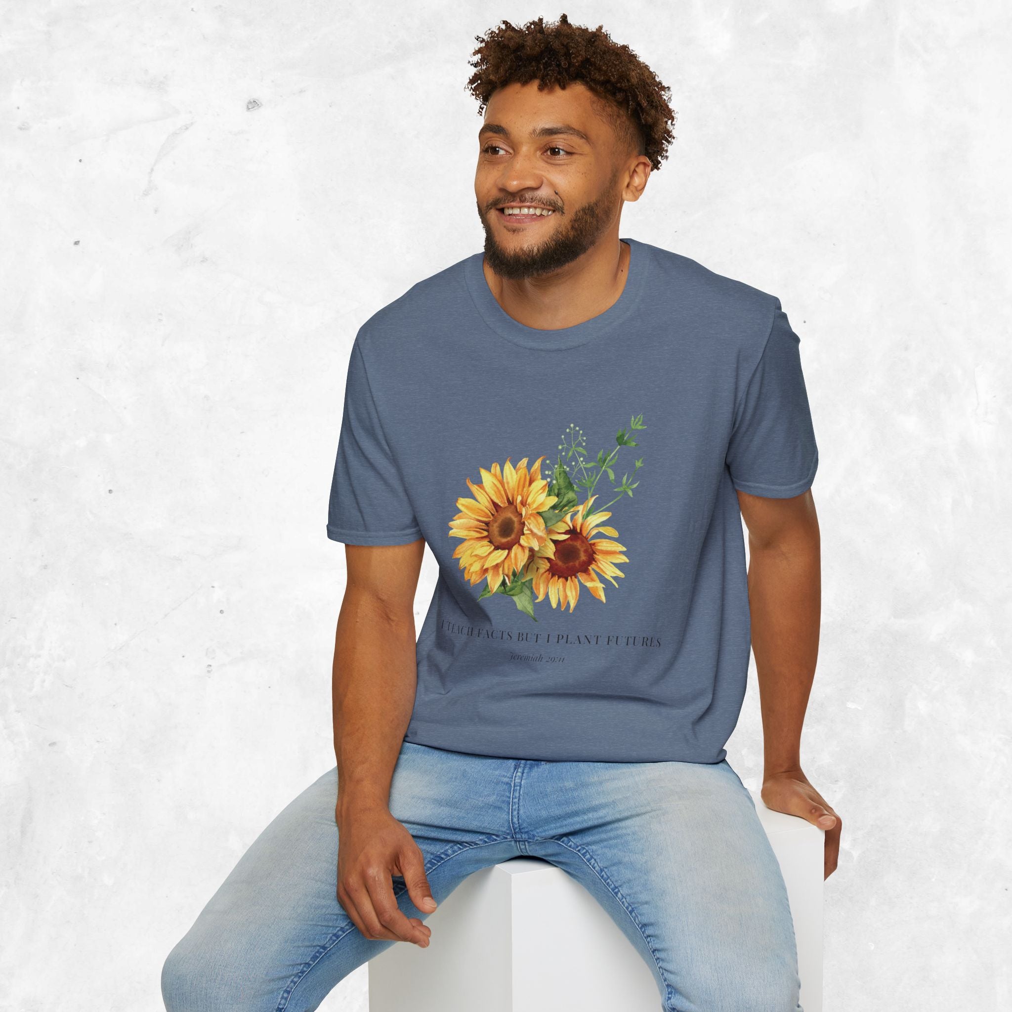 Jeremiah 29:11 T-shirt - Sunflower front