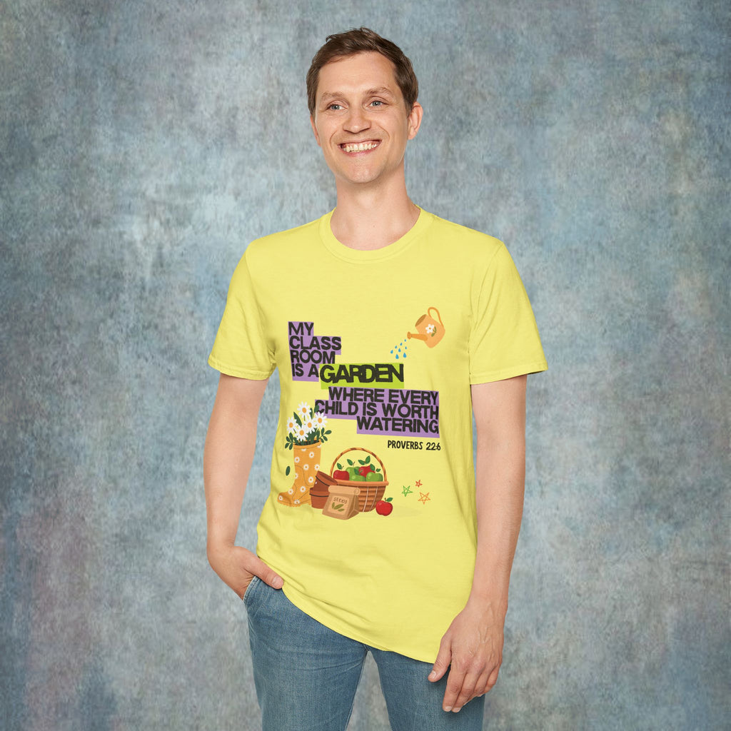 My Classroom Is a Garden Proverb 22:6 T-Shirt
