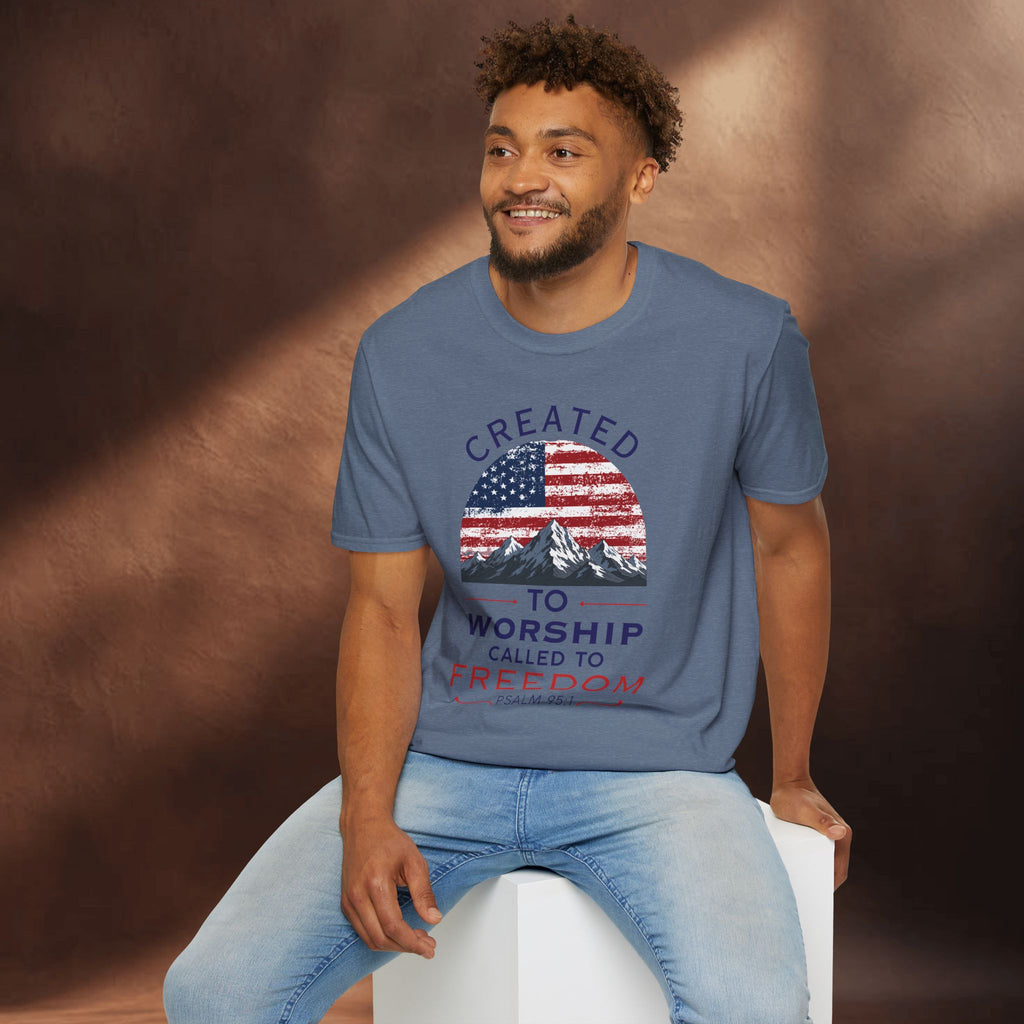 Created to worship called to freedom T-Shirt