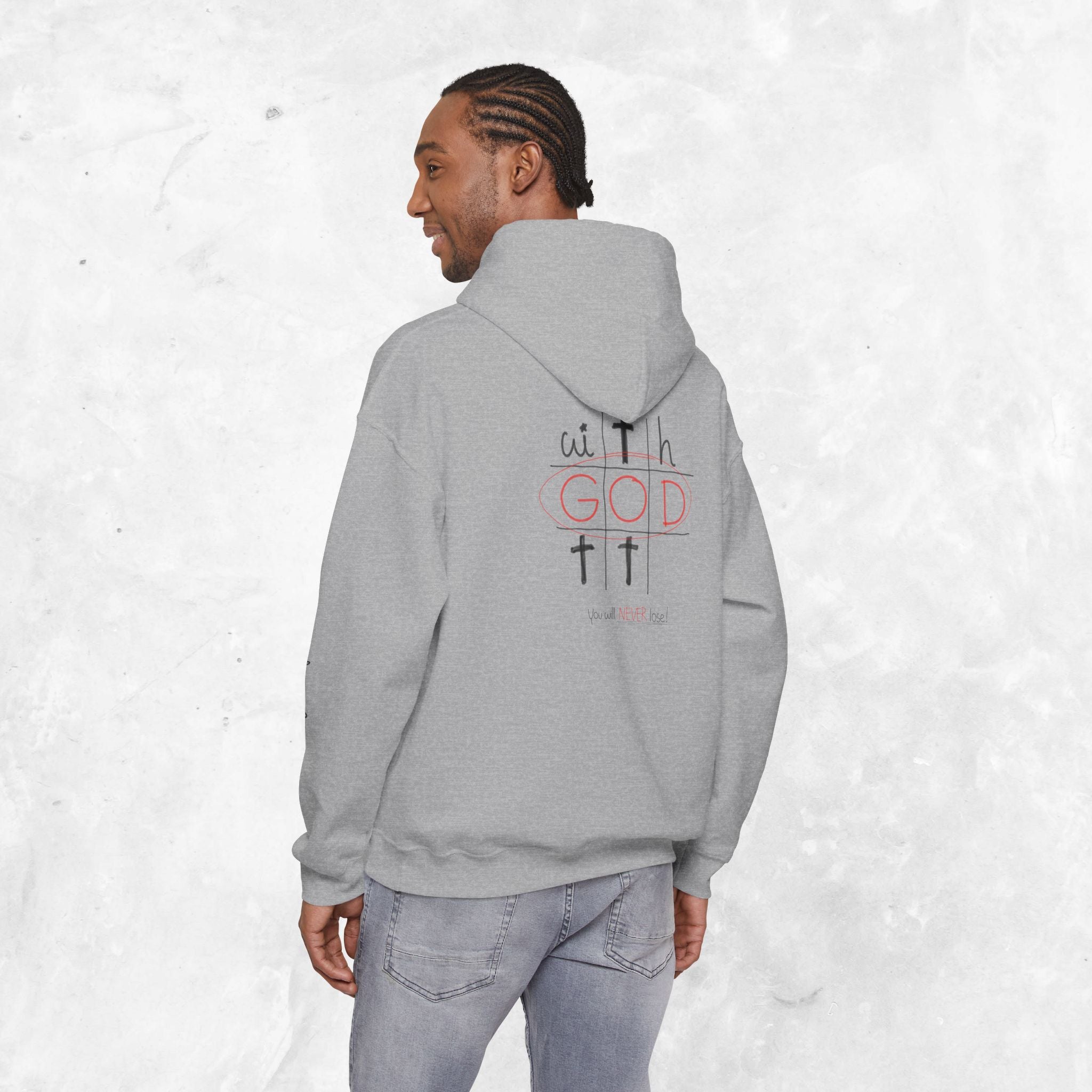 With God you will never lose hoodie