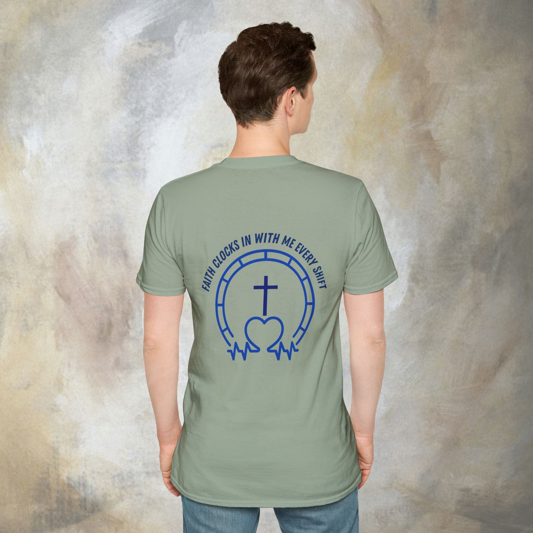 Faith clocks in with me every shift T-Shirt