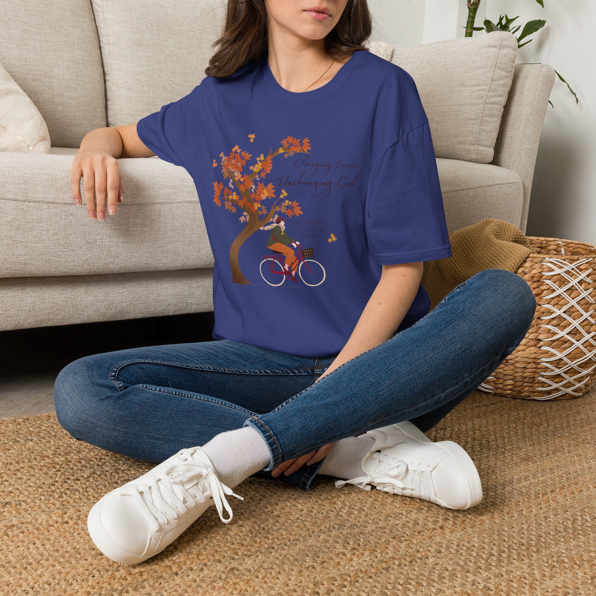 "Changing Leaves, Unchanging God" T-Shirt