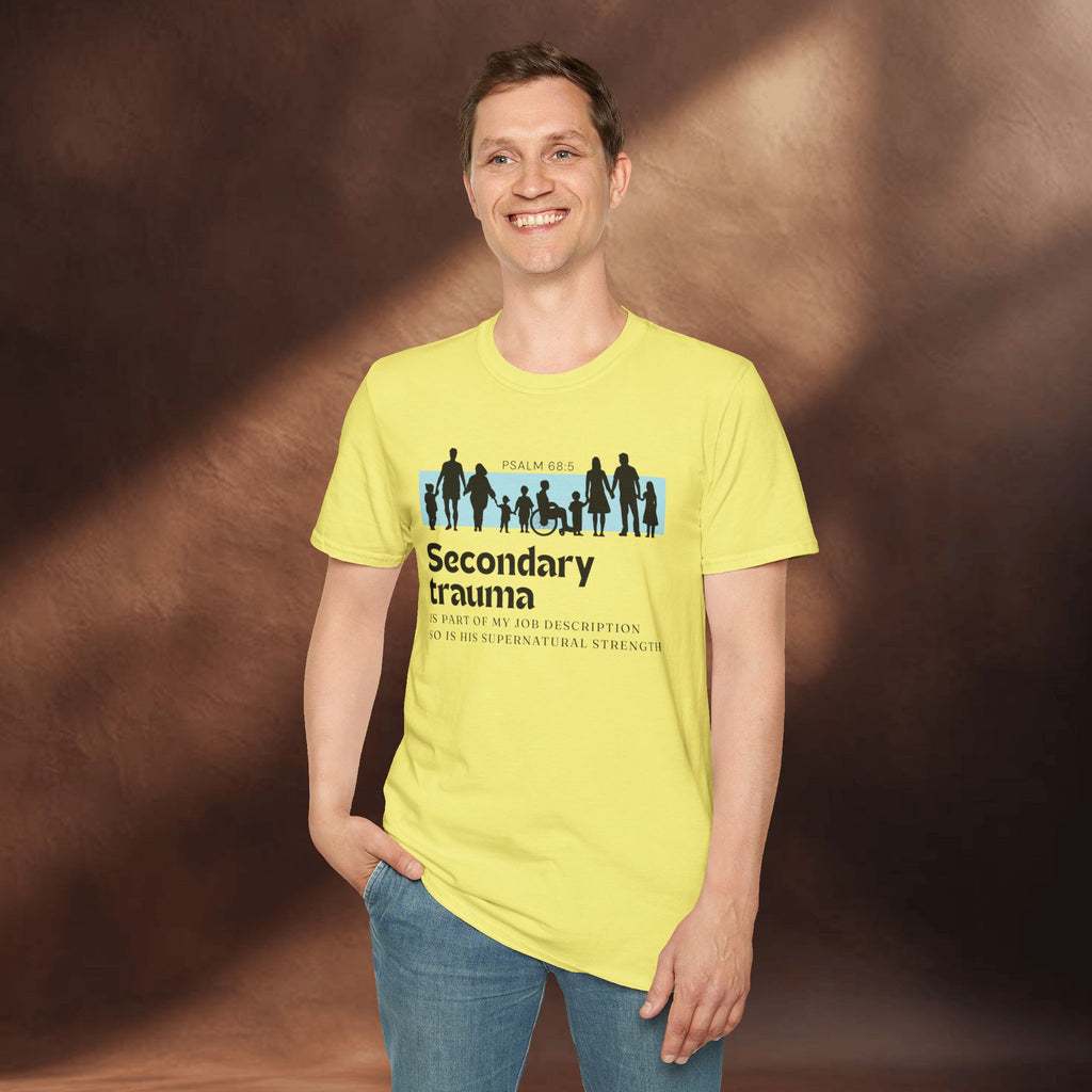 His Supernatural Strength - Psalm 68:5 T-Shirt