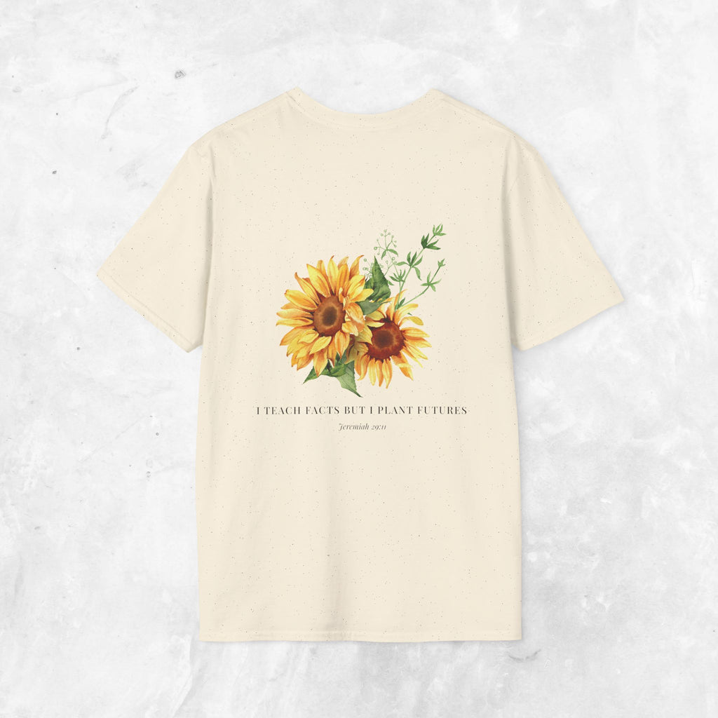 Jeremiah 29:11 T-shirt - Sunflower Back