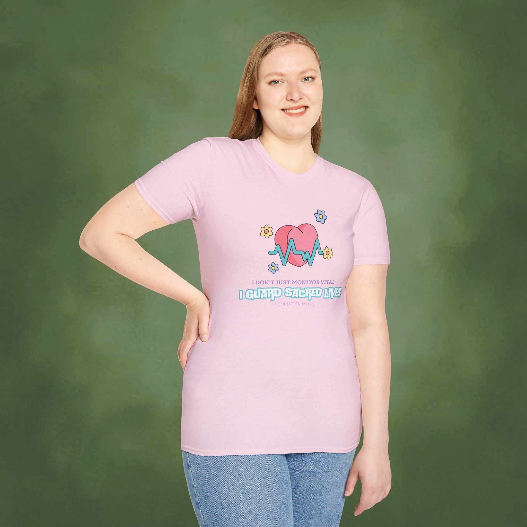 I guard sacred lives - Corinthians 6:19 T-shirt