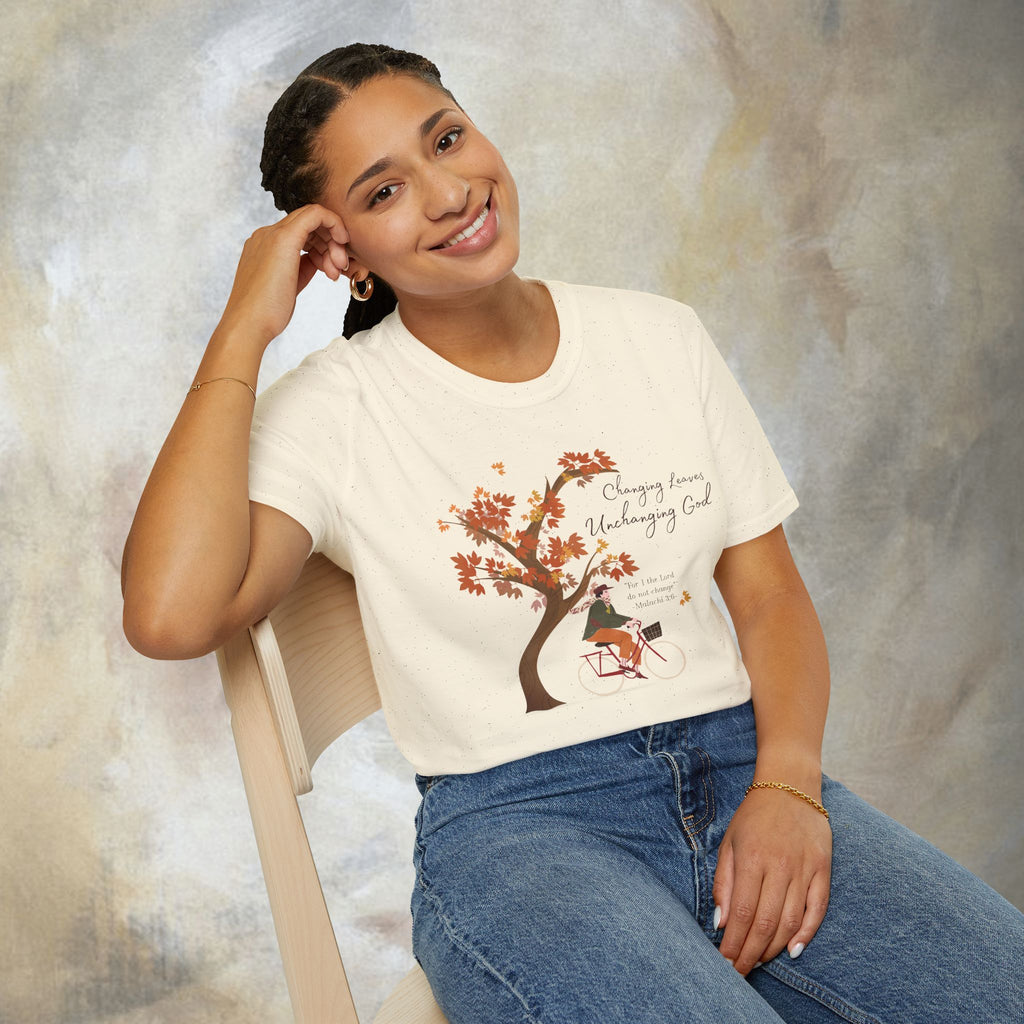 "Changing Leaves, Unchanging God" T-Shirt