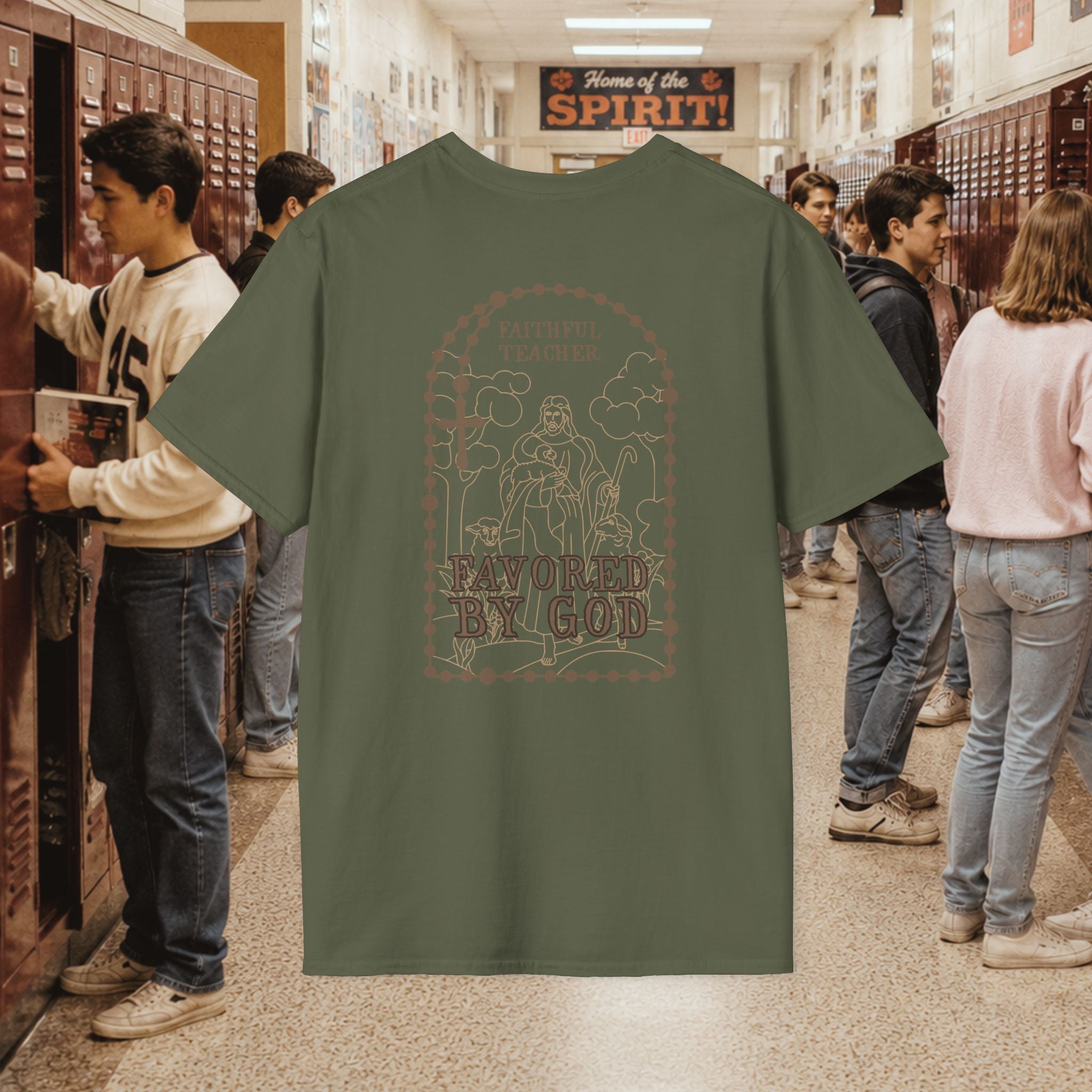 Faith Within T-Shirt — Inspirational Christian Script Tee