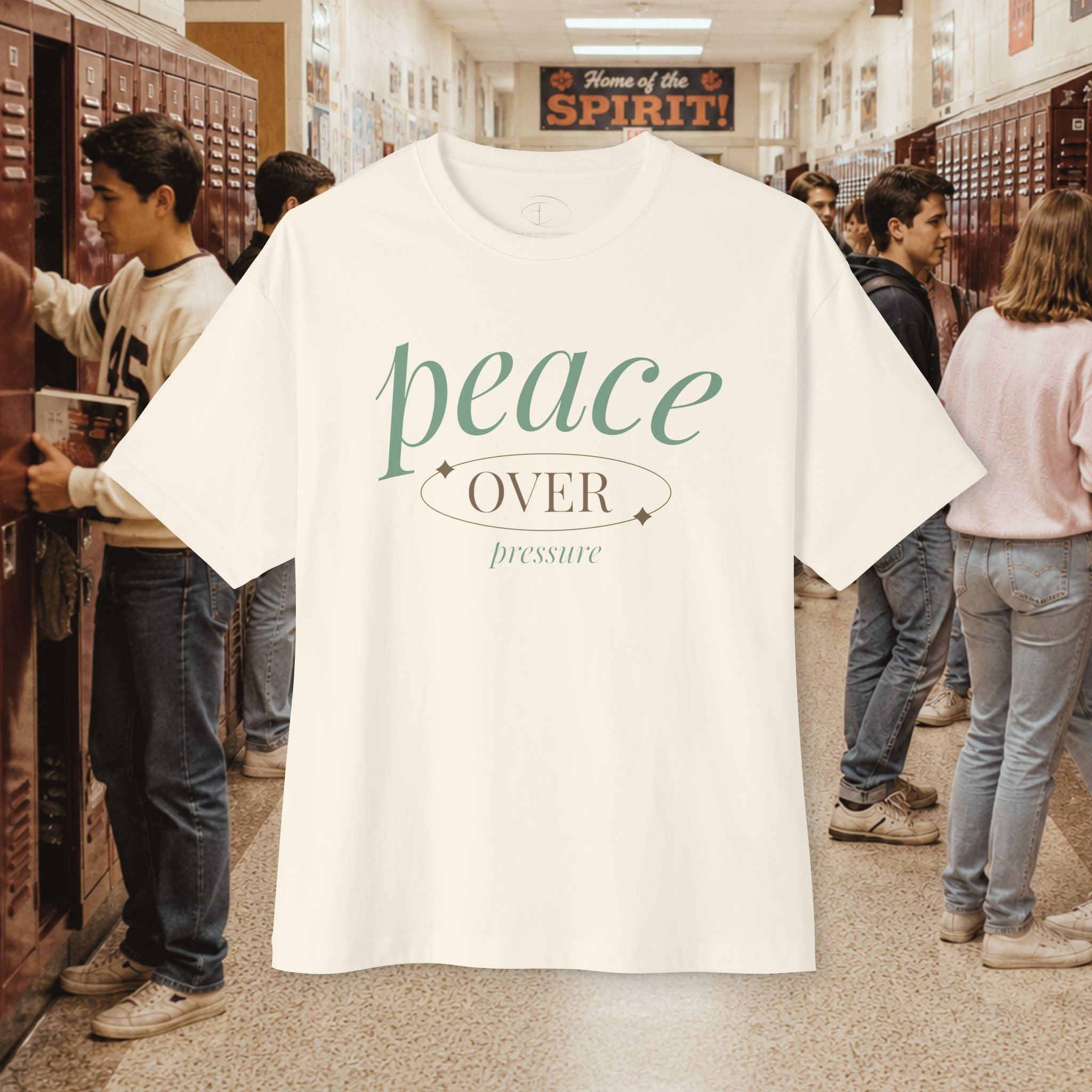 Peace Over Pressure Oversized Boxy T-Shirt