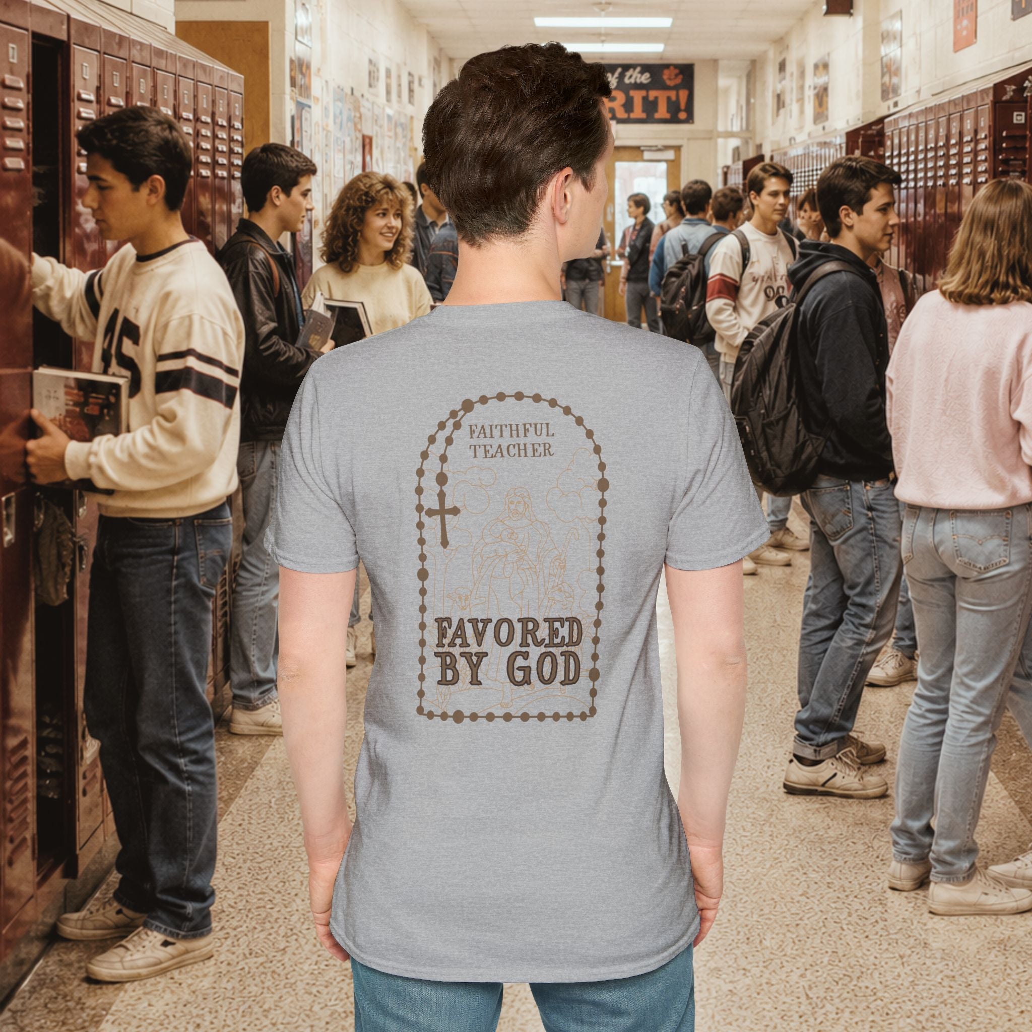 Faith Within T-Shirt — Inspirational Christian Script Tee