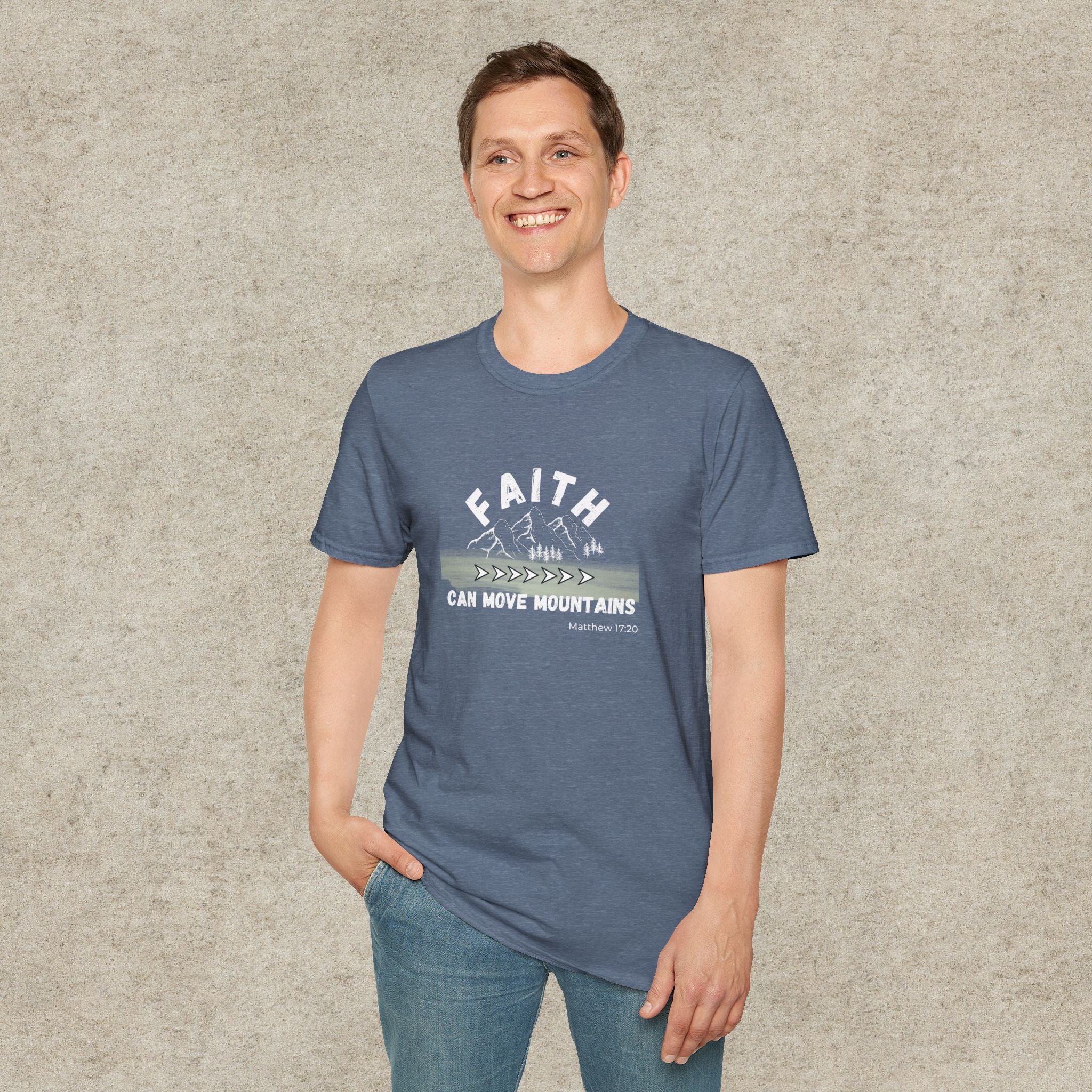 "Faith Can Move Mountains" T-shirt