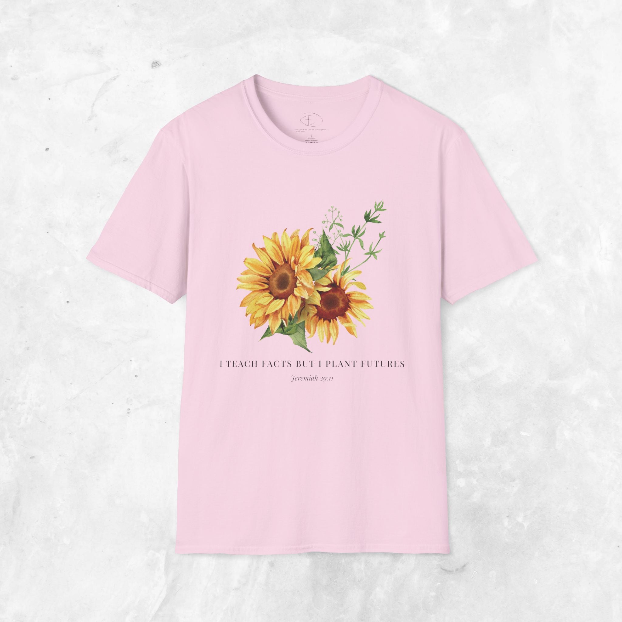 Jeremiah 29:11 T-shirt - Sunflower front