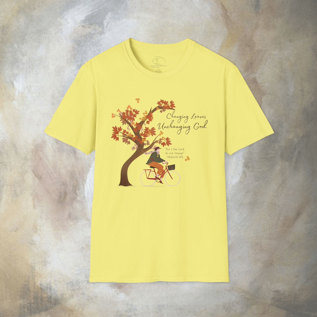 "Changing Leaves, Unchanging God" T-Shirt