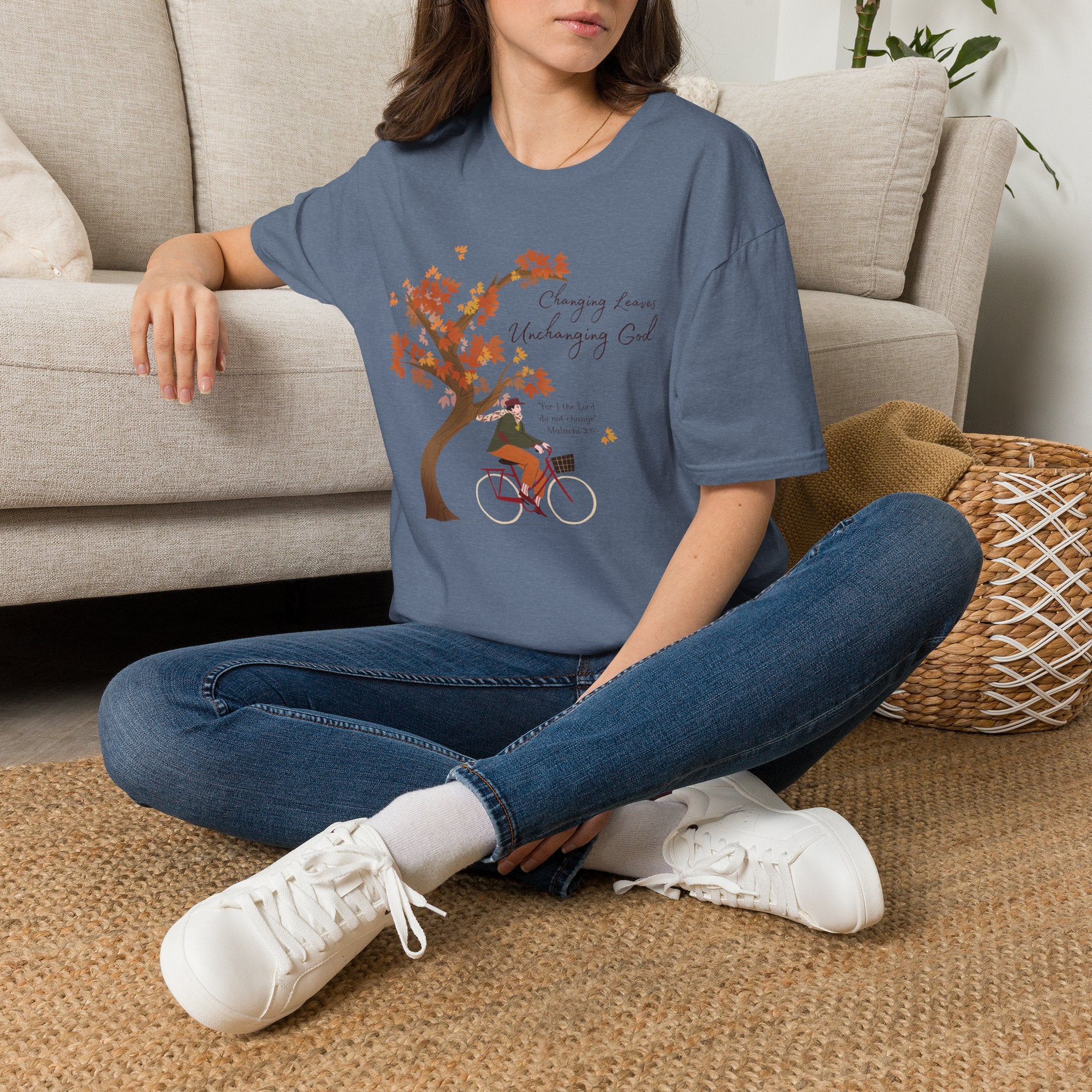 "Changing Leaves, Unchanging God" T-Shirt