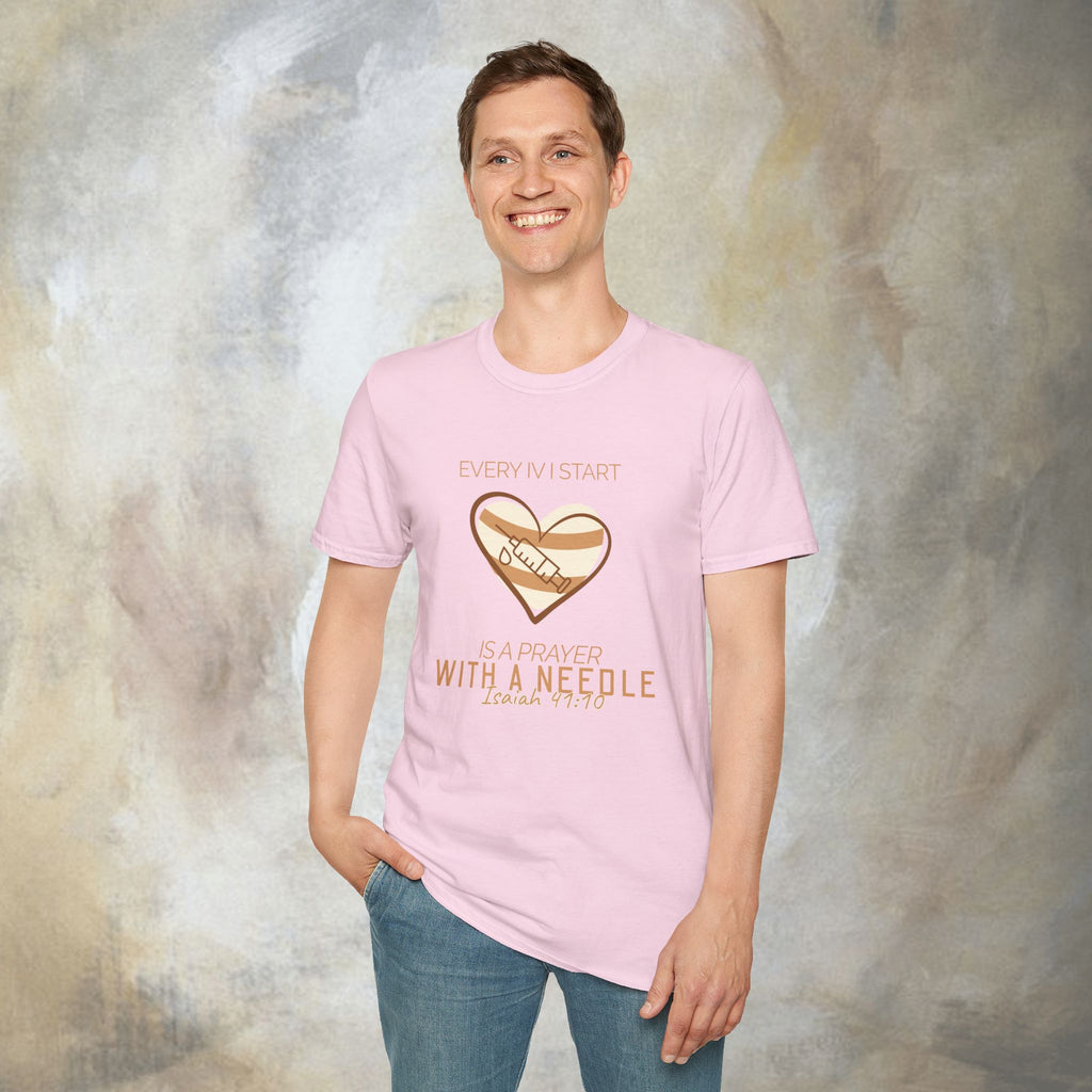 The prayer with a needle T-shirt