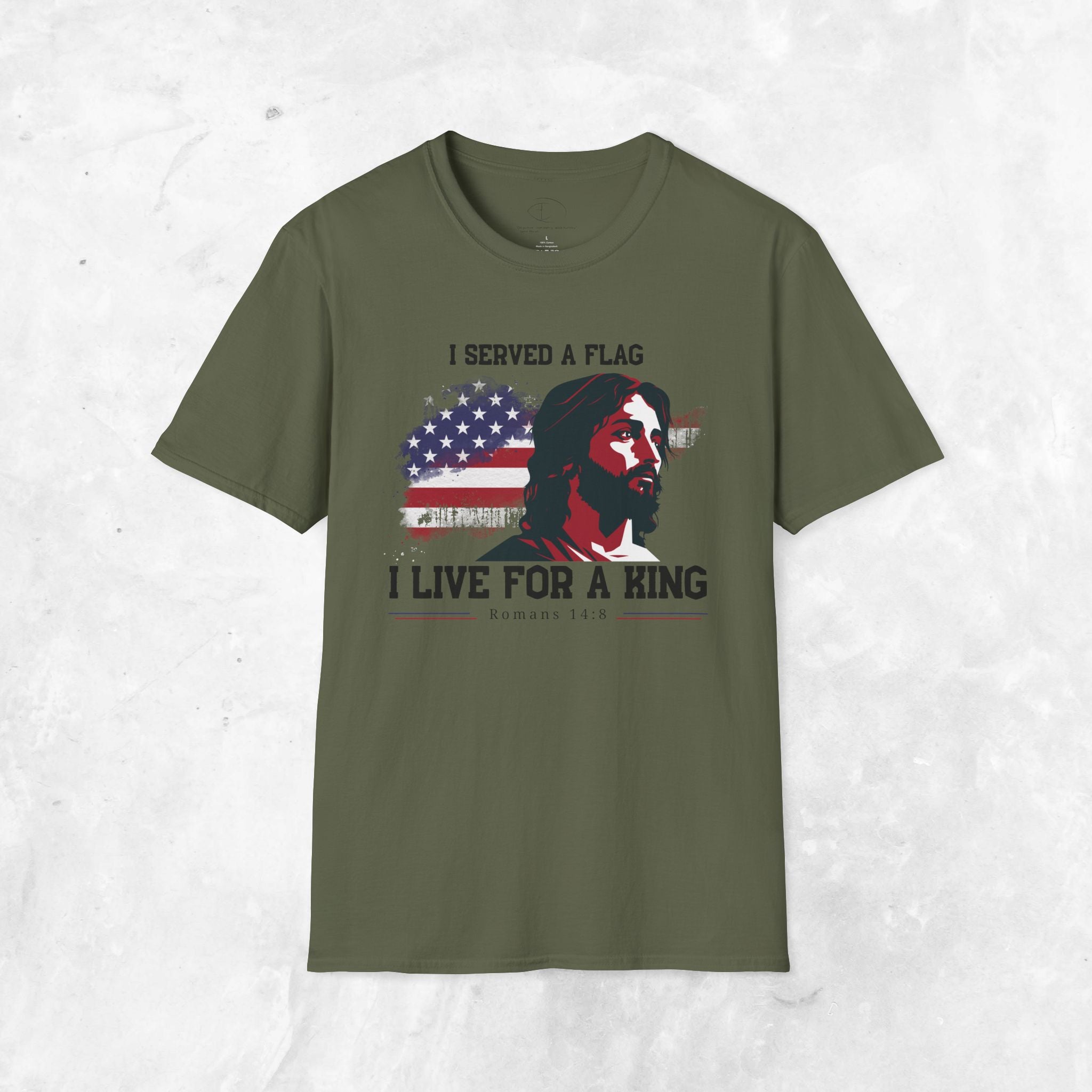 I Served a Flag, I Live for a King T-Shirt