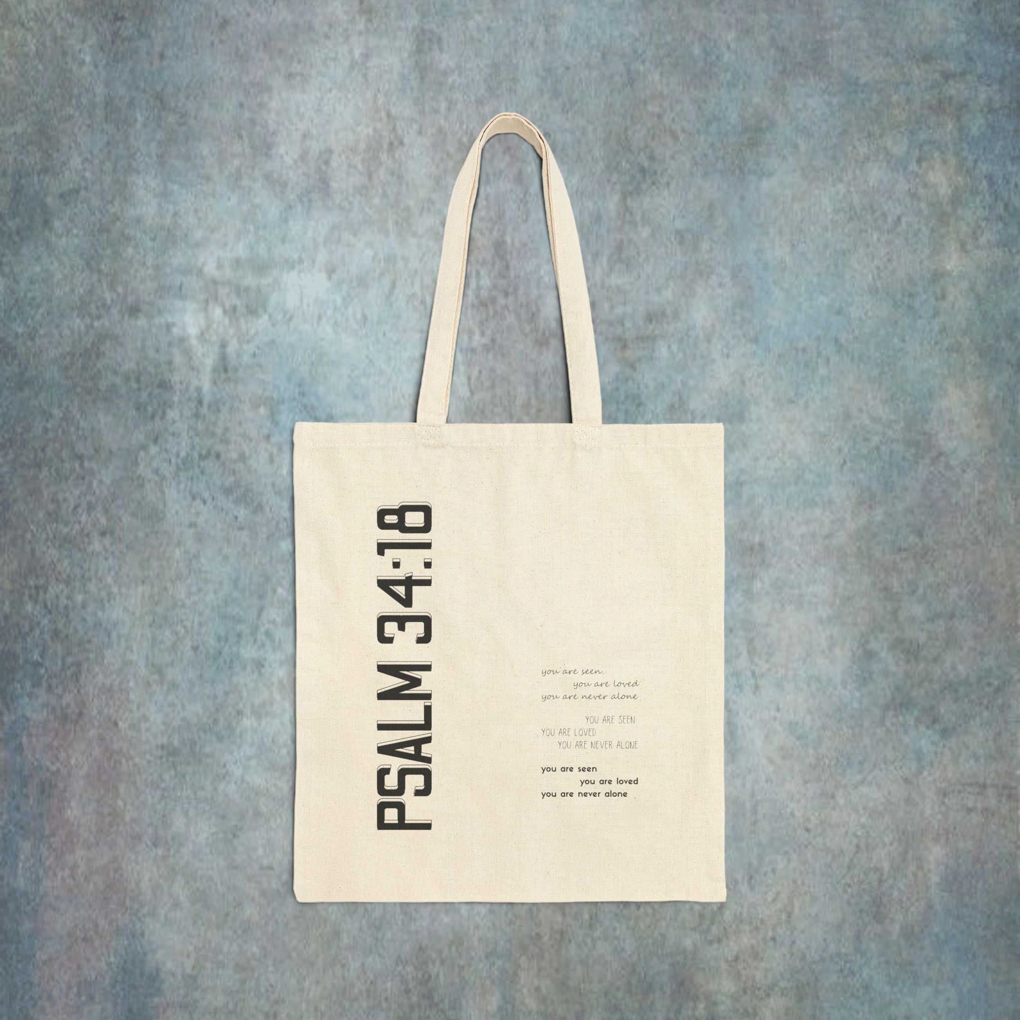 Psalm 34:18 Tote Bag