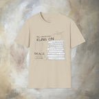 Teacher T-Shirt — “My Classroom Runs On Grace, Love & Prayer” Graphic Tee