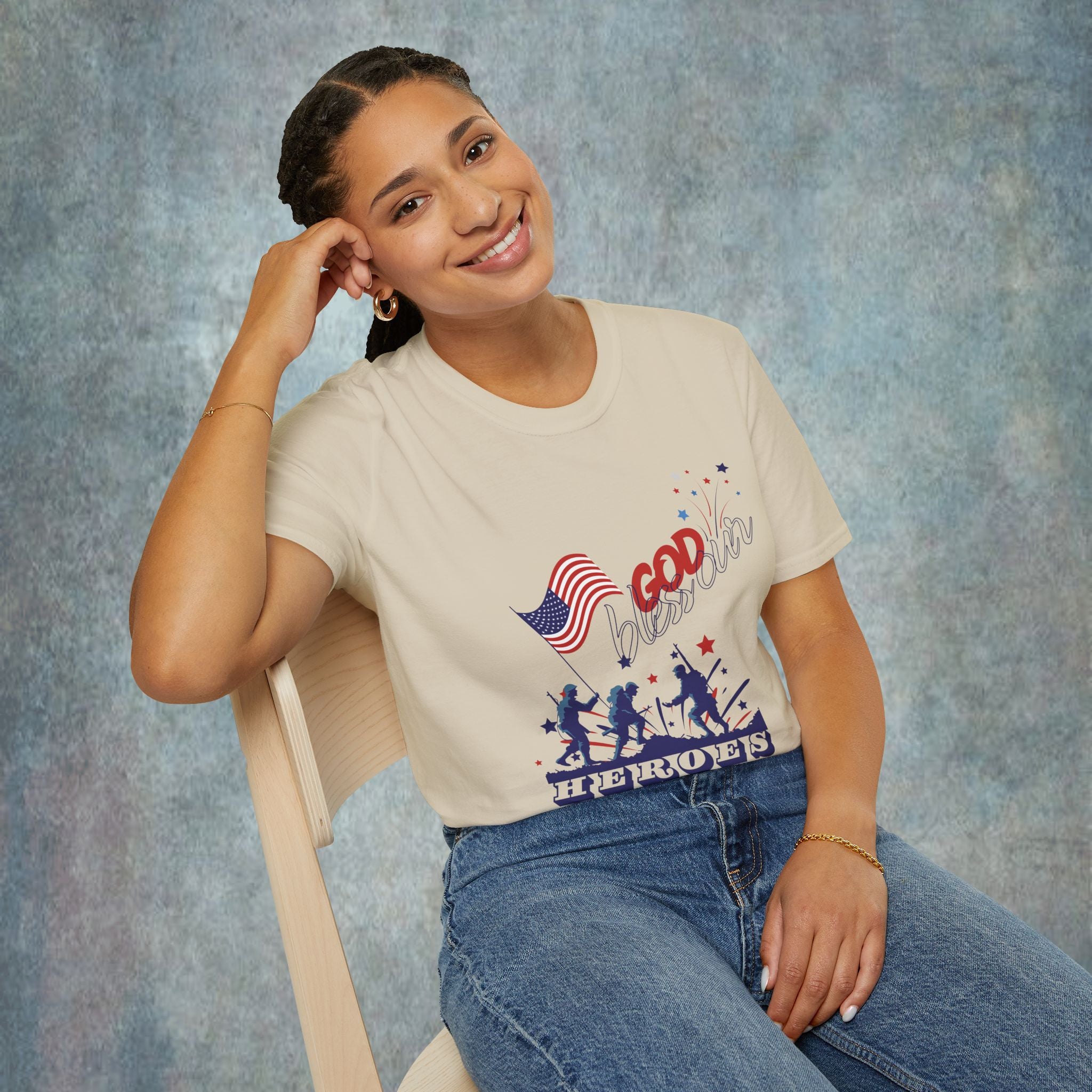 God Bless our heroes T-Shirt