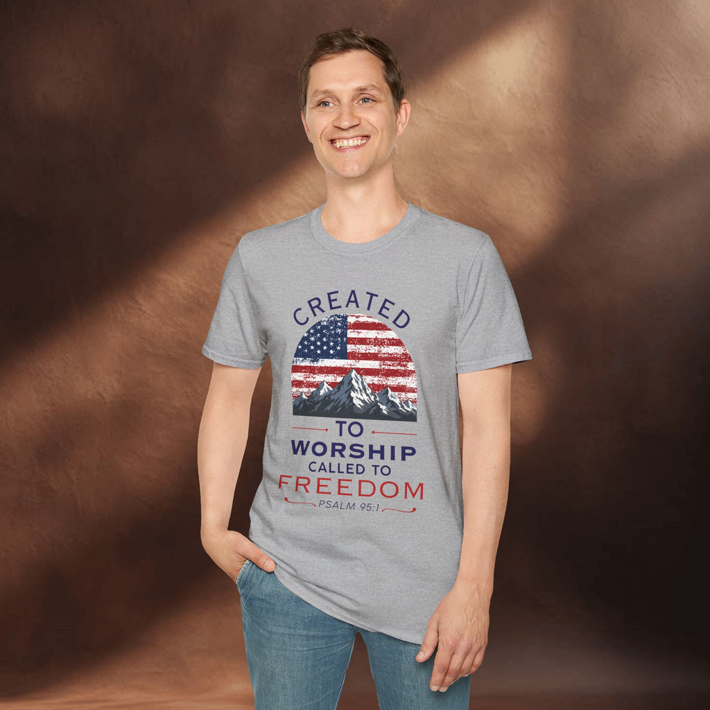 Created to worship called to freedom T-Shirt