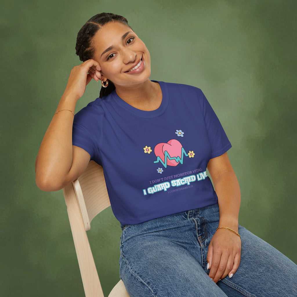 I guard sacred lives - Corinthians 6:19 T-shirt