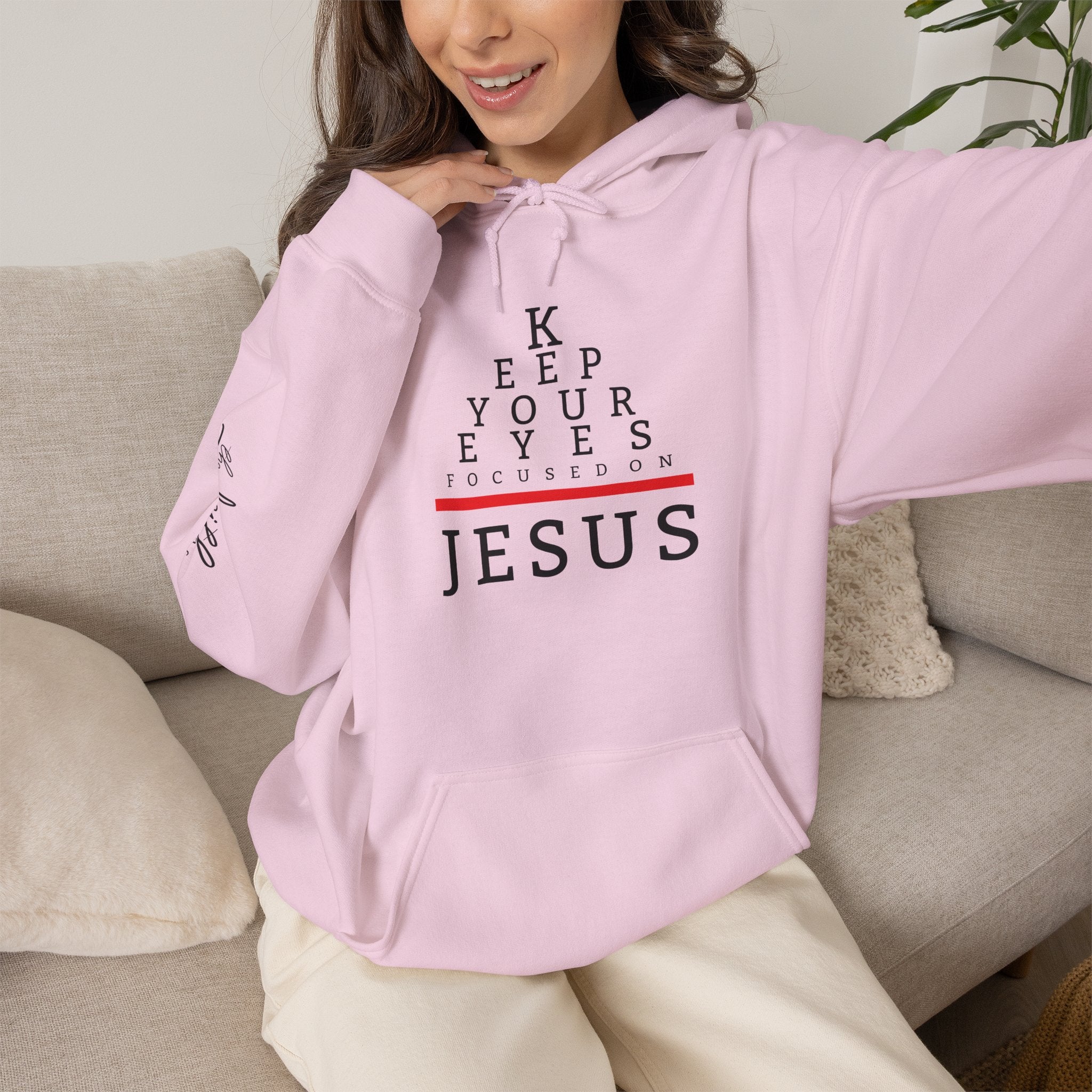 Keep Your Eyes On Jesus Hoodie