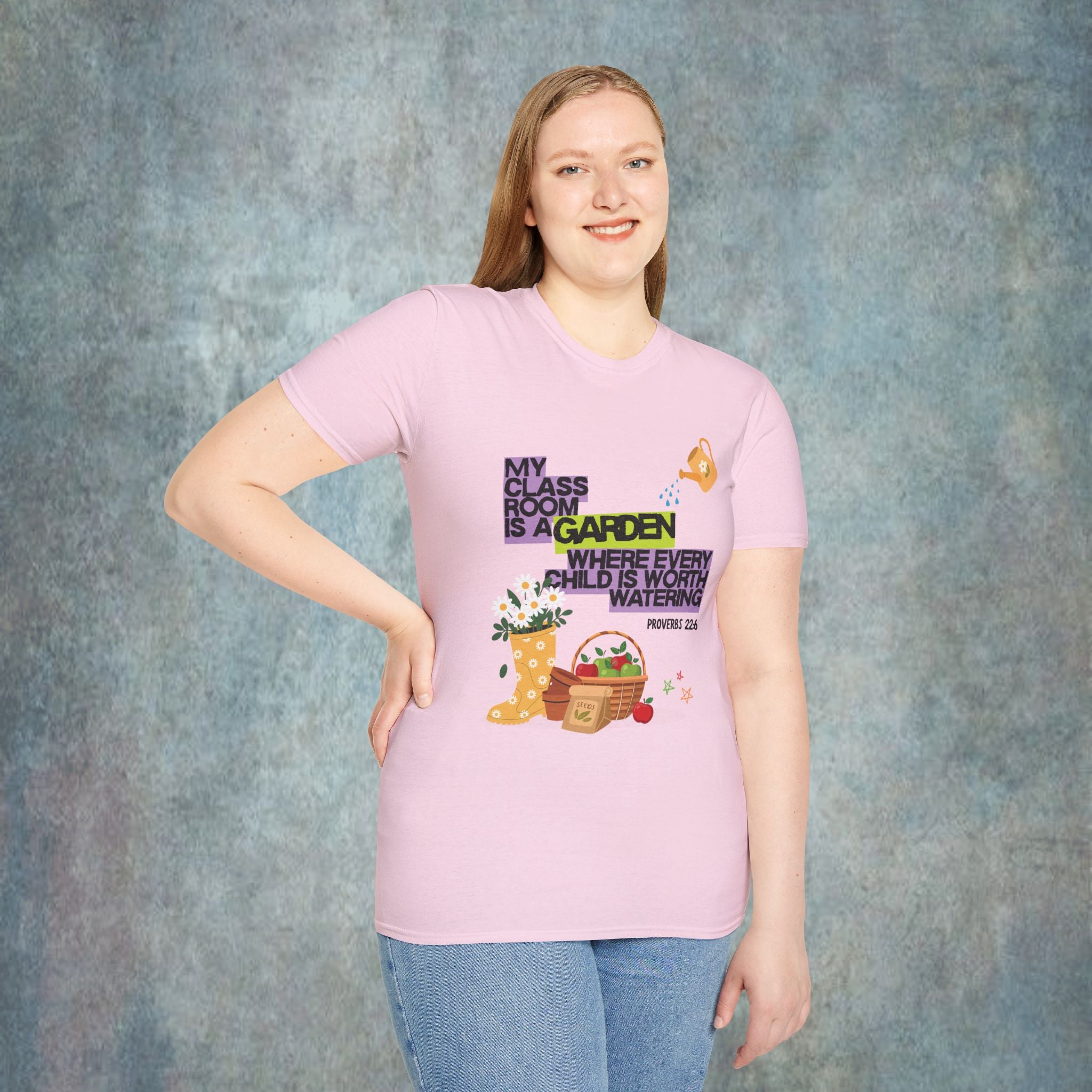 My Classroom Is a Garden Proverb 22:6 T-Shirt