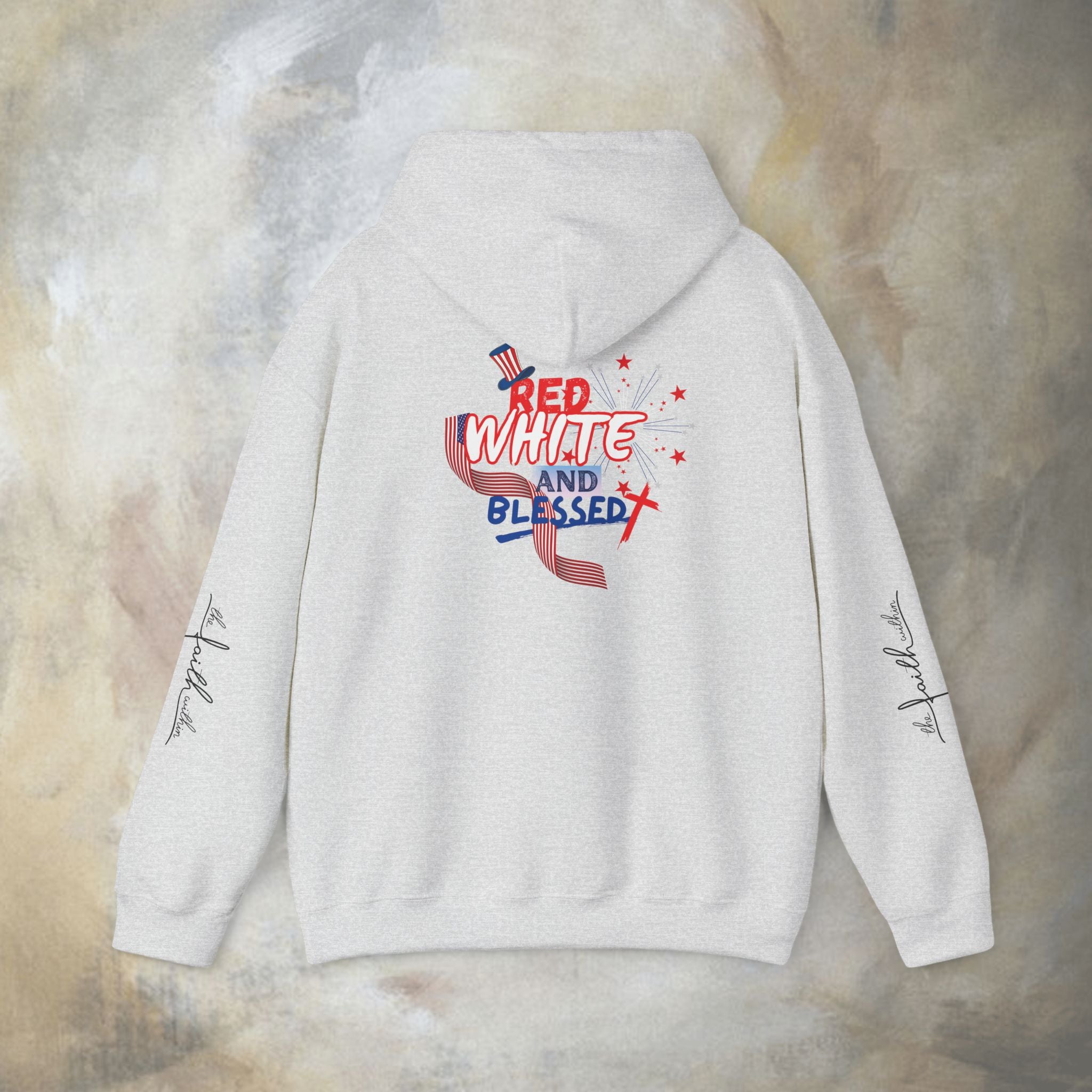 Red White and Blessed Hoodie