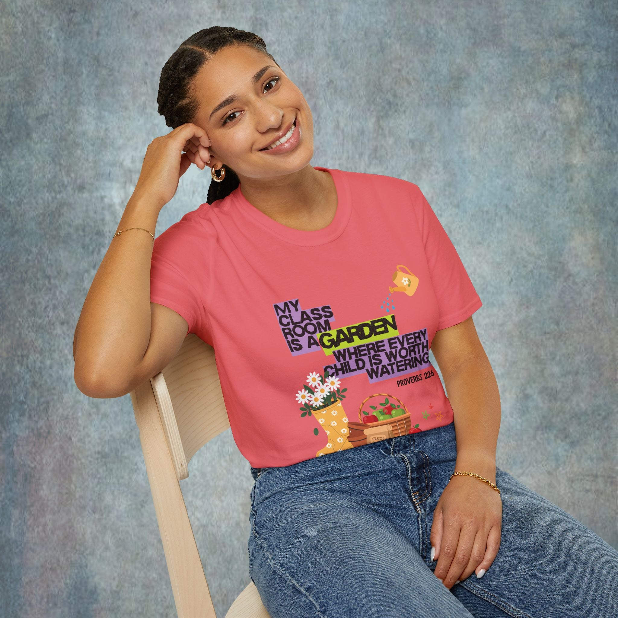 My Classroom Is a Garden Proverb 22:6 T-Shirt