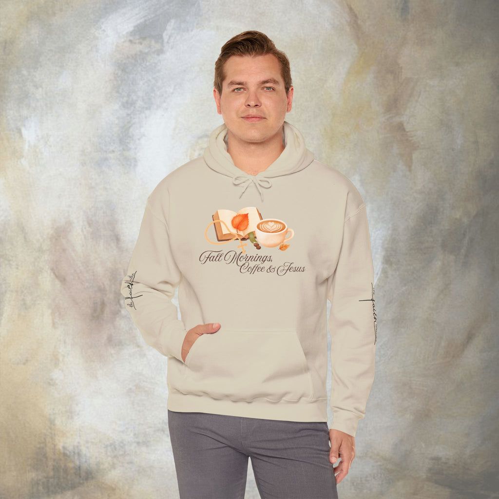 Fall Mornings: Coffee & Jesus Hoodie