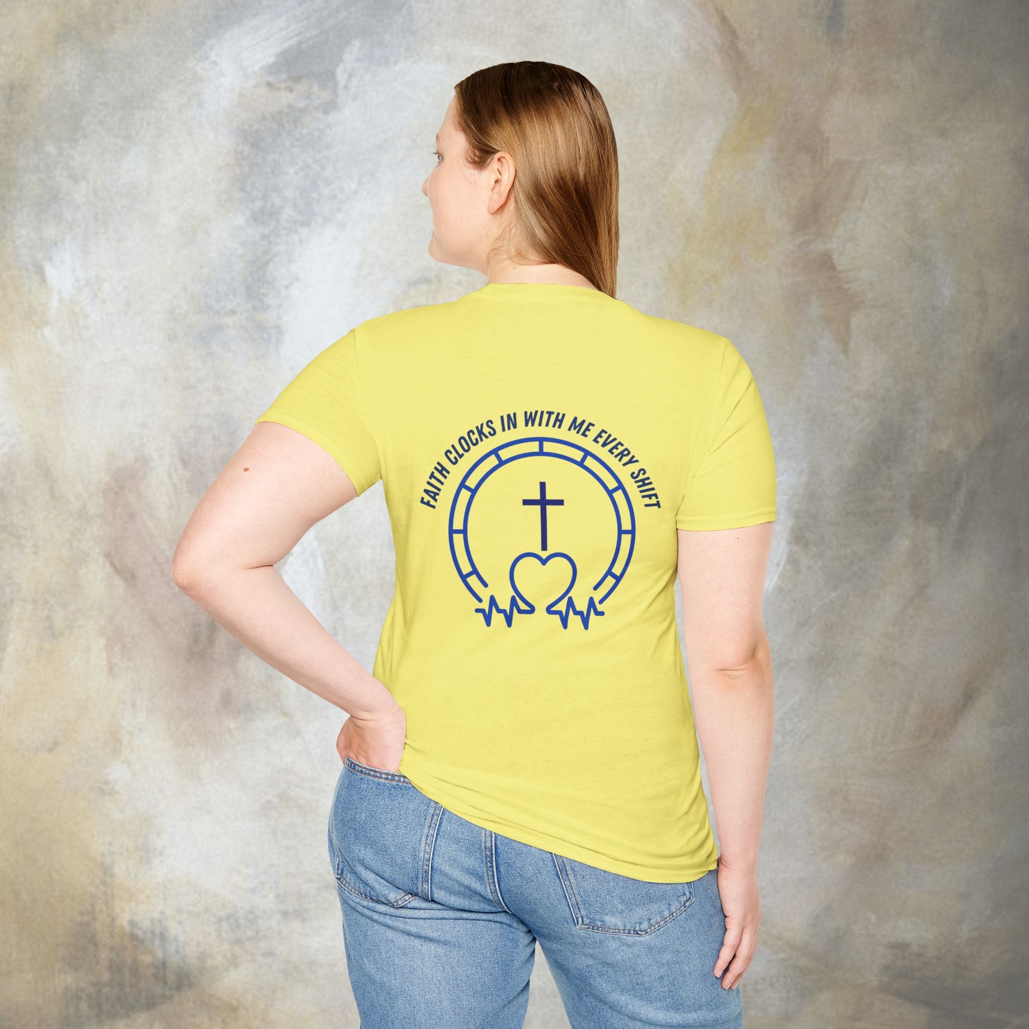 Faith clocks in with me every shift T-Shirt