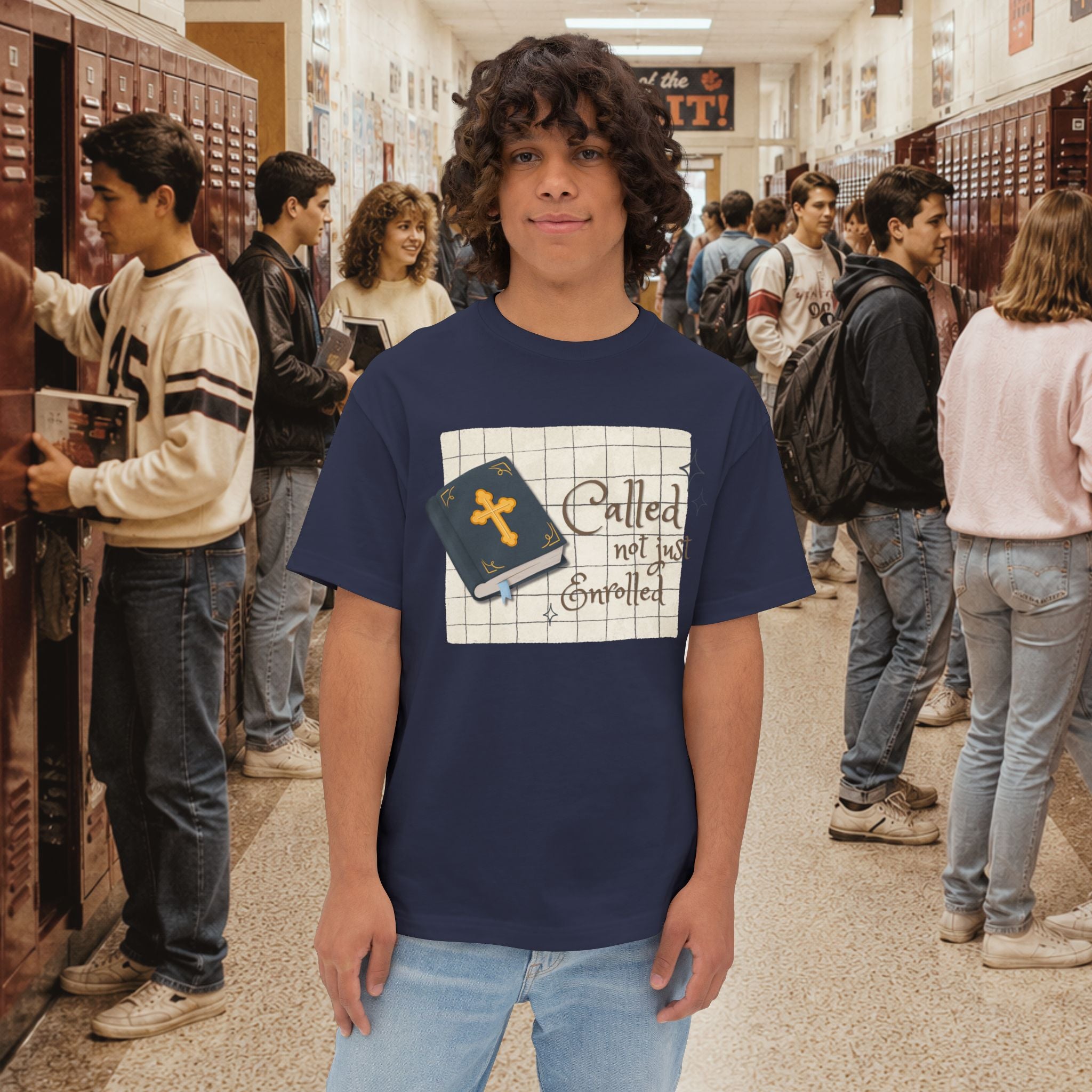 Called Not Just Enrolled Oversized Boxy T-Shirt